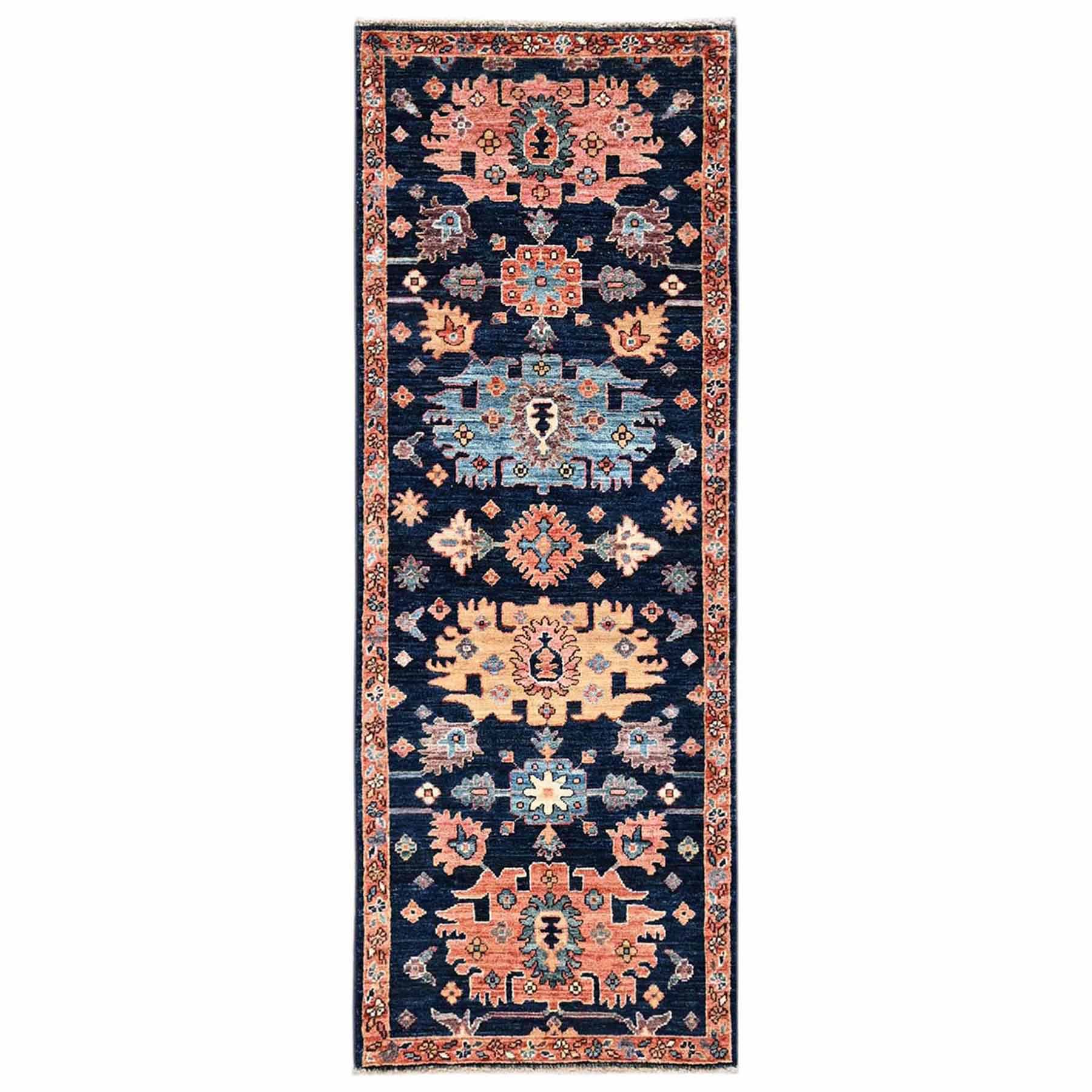 Tribal-Geometric-Hand-Knotted-Rug-12170