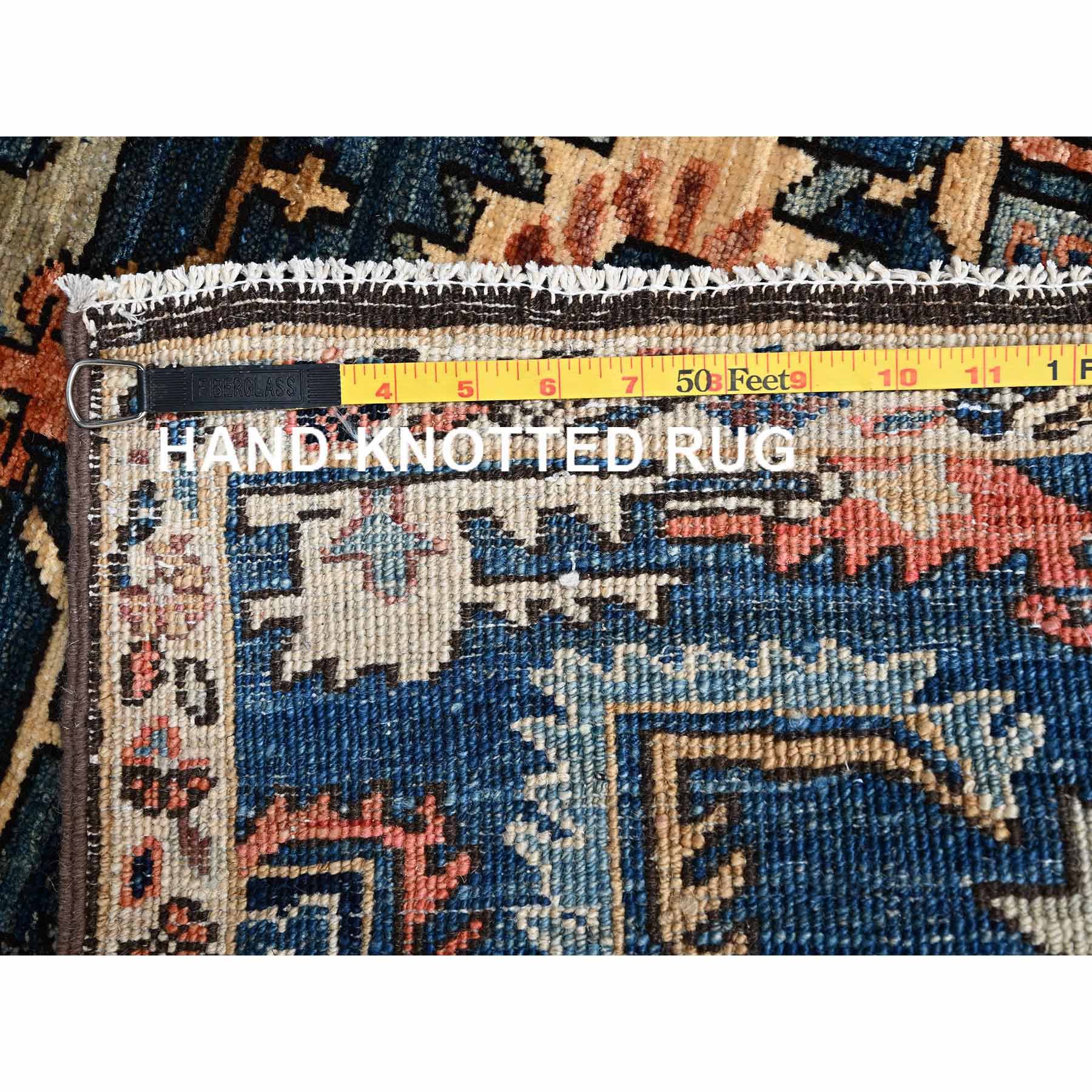 Tribal-Geometric-Hand-Knotted-Rug-12175