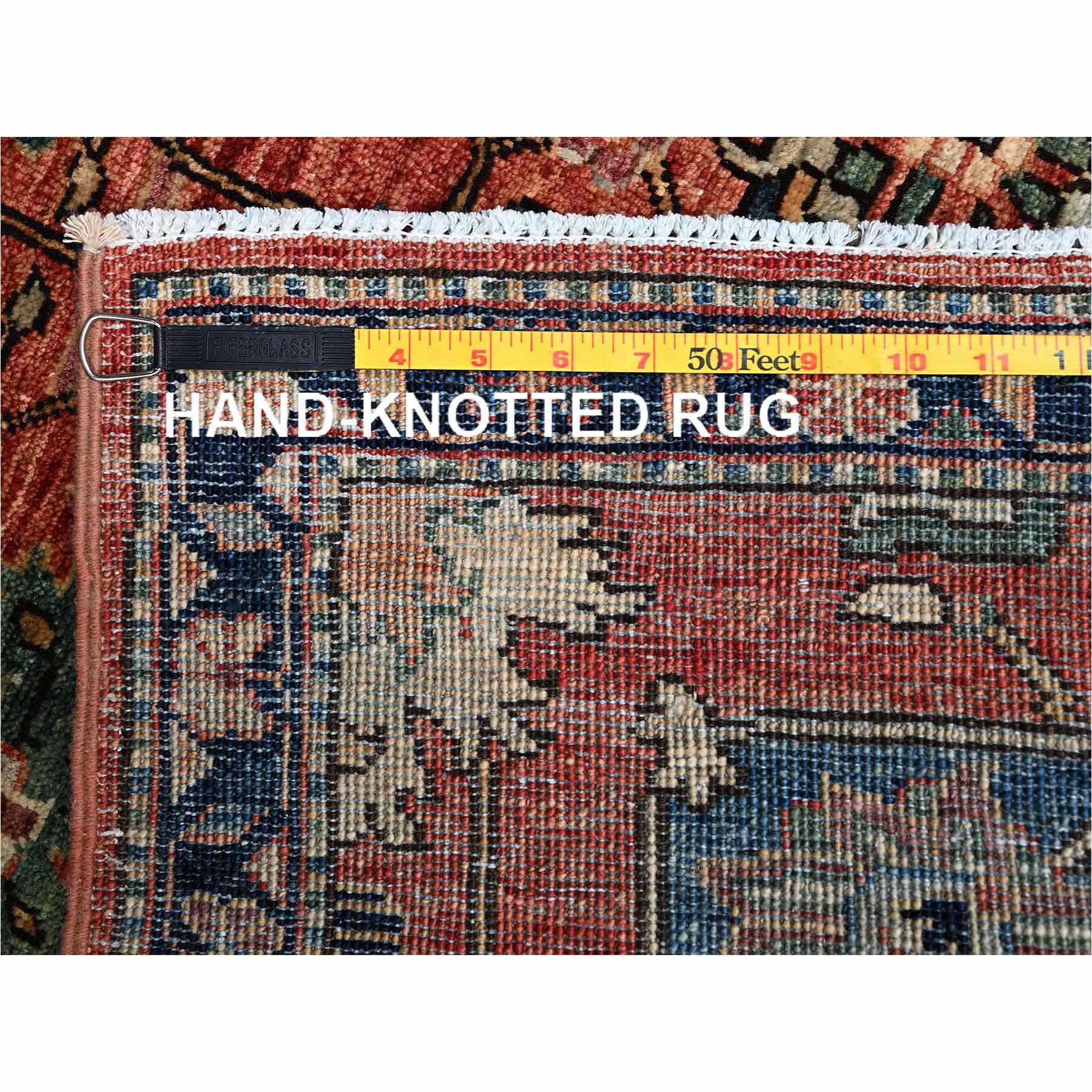 Tribal-Geometric-Hand-Knotted-Rug-12195