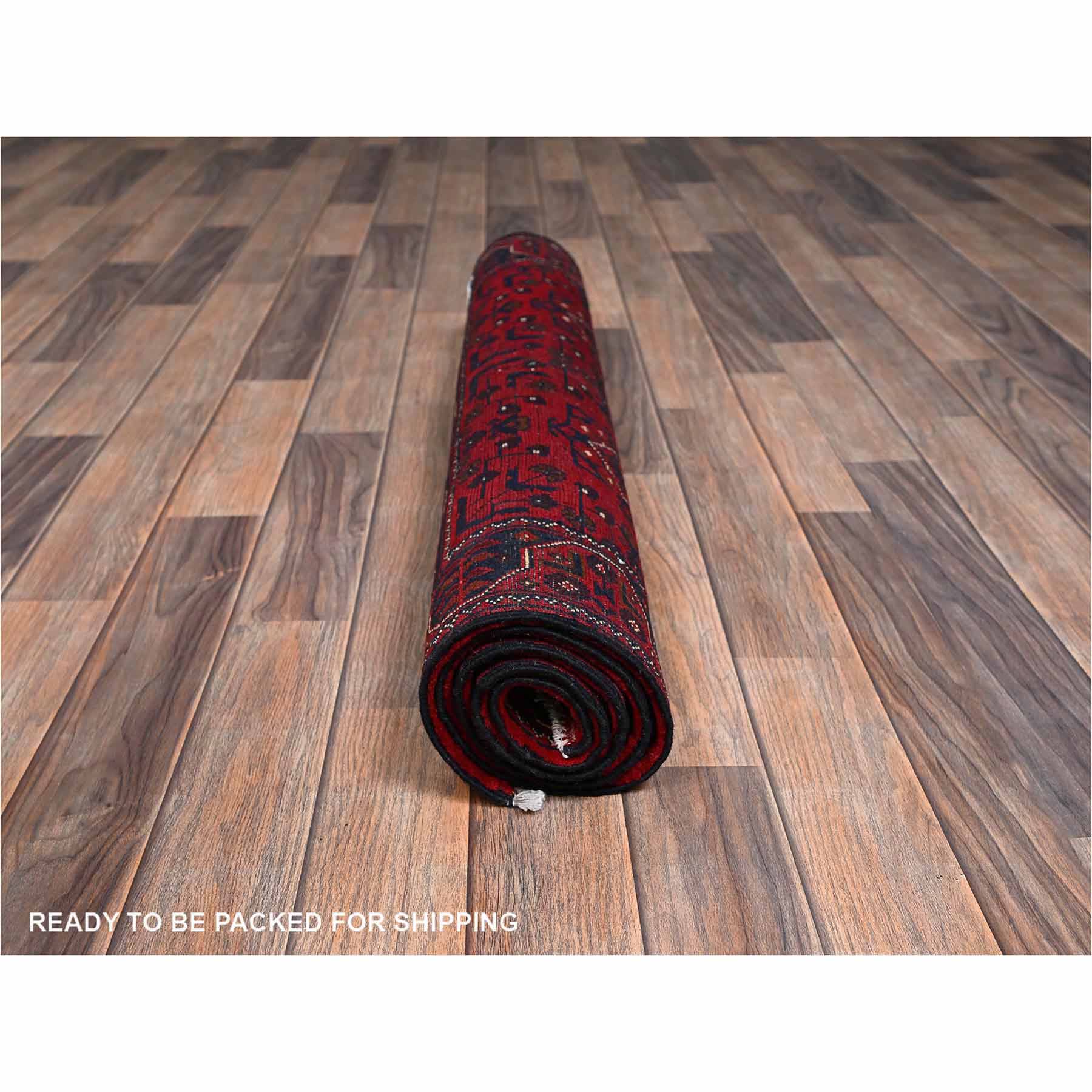 Tribal-Geometric-Hand-Knotted-Rug-12205