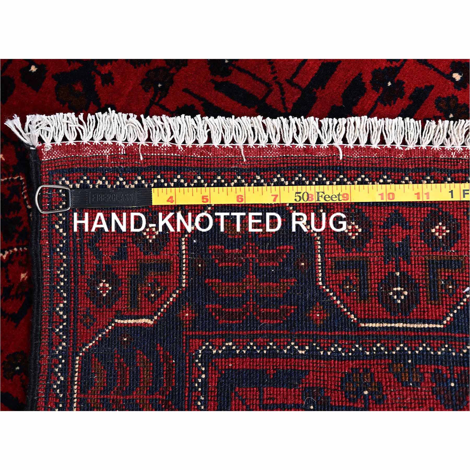 Tribal-Geometric-Hand-Knotted-Rug-12205