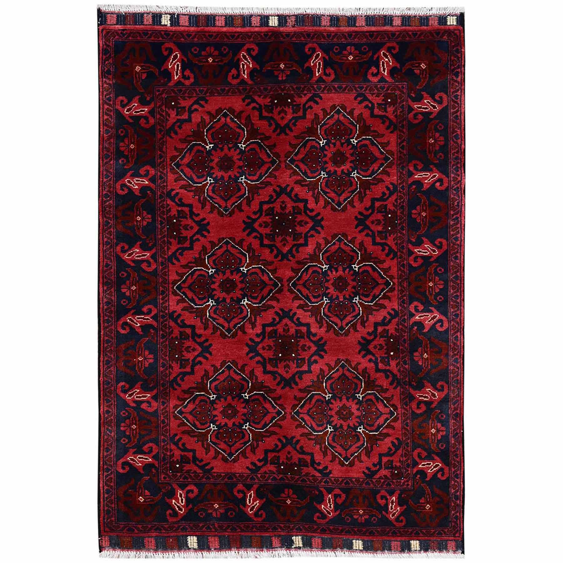 Tribal-Geometric-Hand-Knotted-Rug-12210