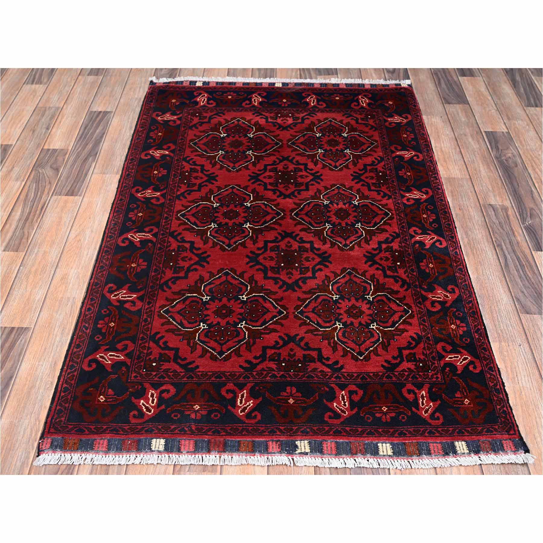 Tribal-Geometric-Hand-Knotted-Rug-12210