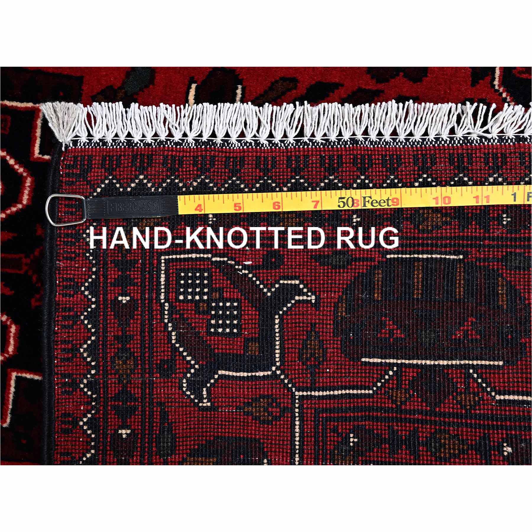 Tribal-Geometric-Hand-Knotted-Rug-12215