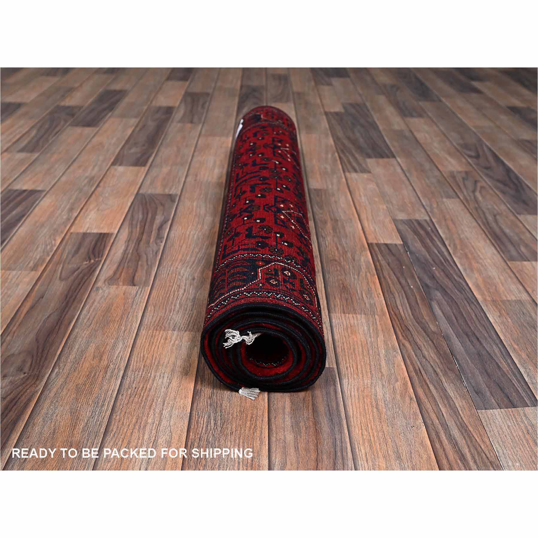 Tribal-Geometric-Hand-Knotted-Rug-12220
