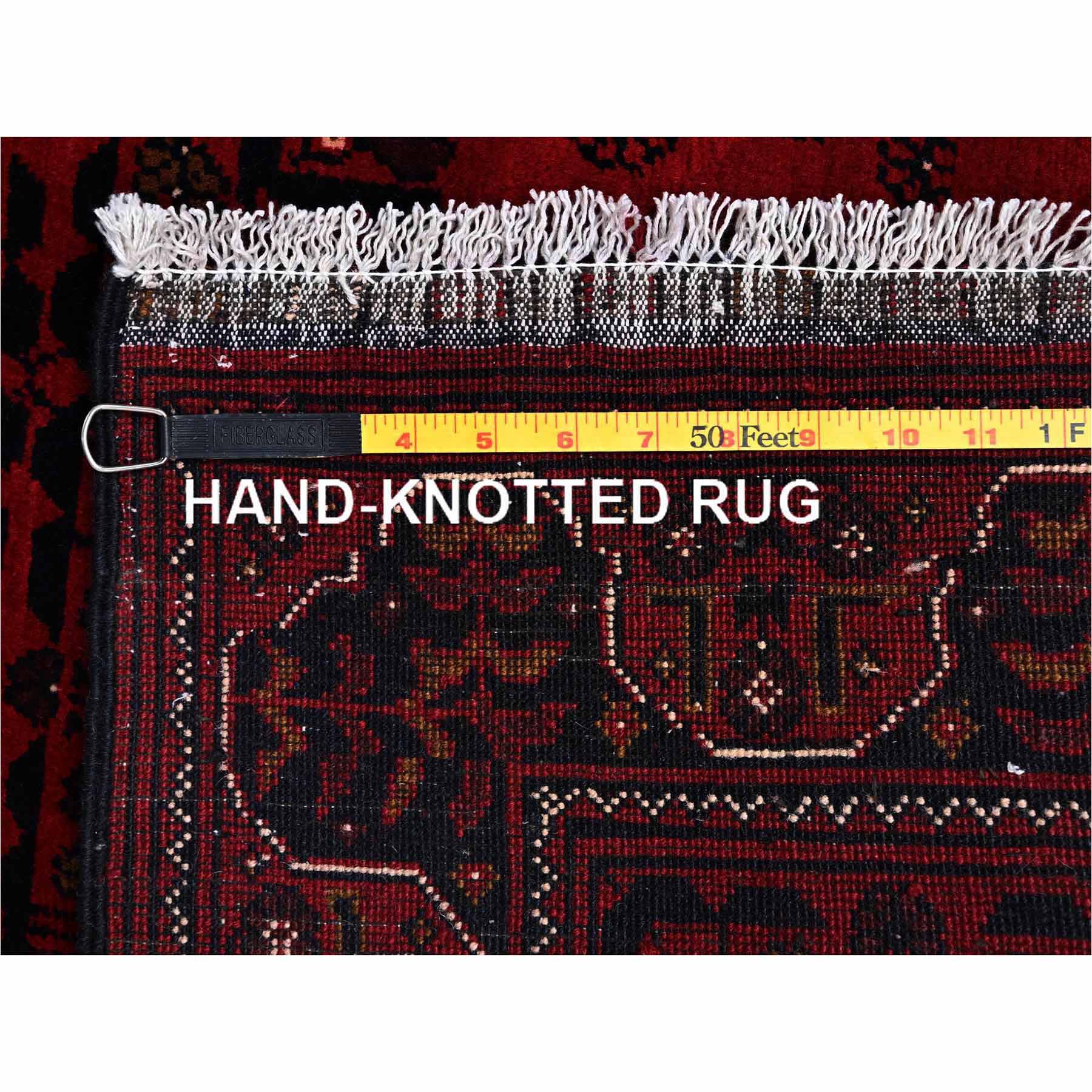 Tribal-Geometric-Hand-Knotted-Rug-12225