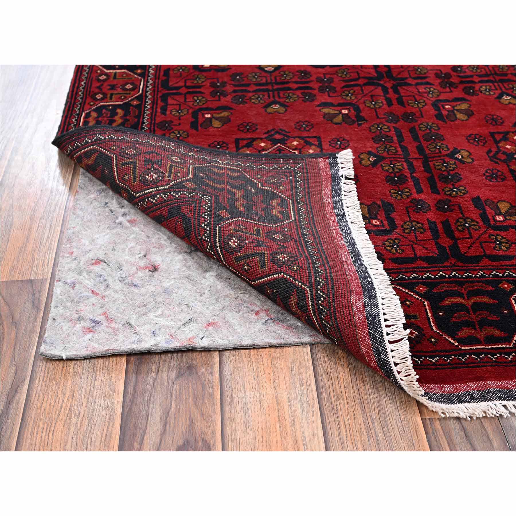 Tribal-Geometric-Hand-Knotted-Rug-12235