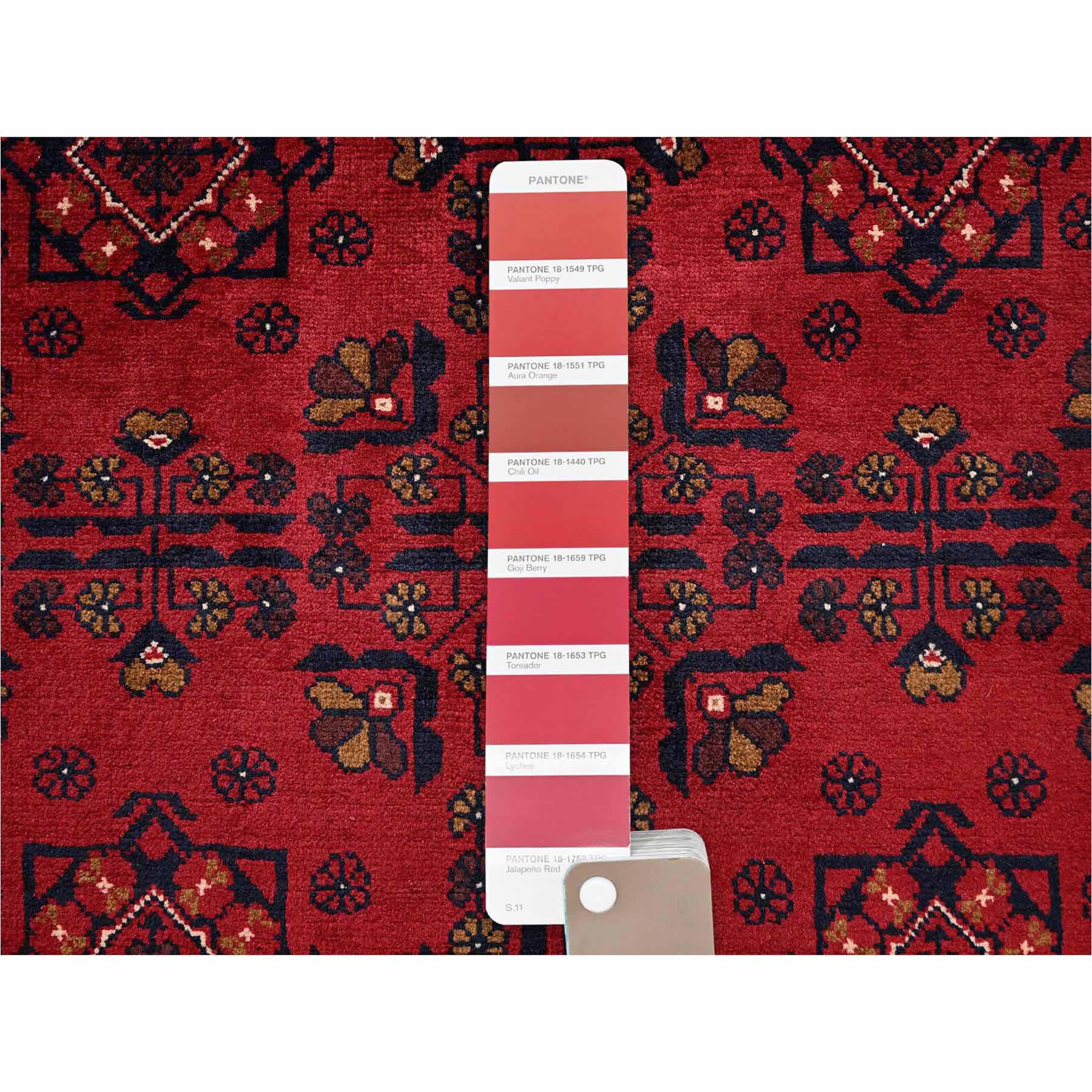 Tribal-Geometric-Hand-Knotted-Rug-12235