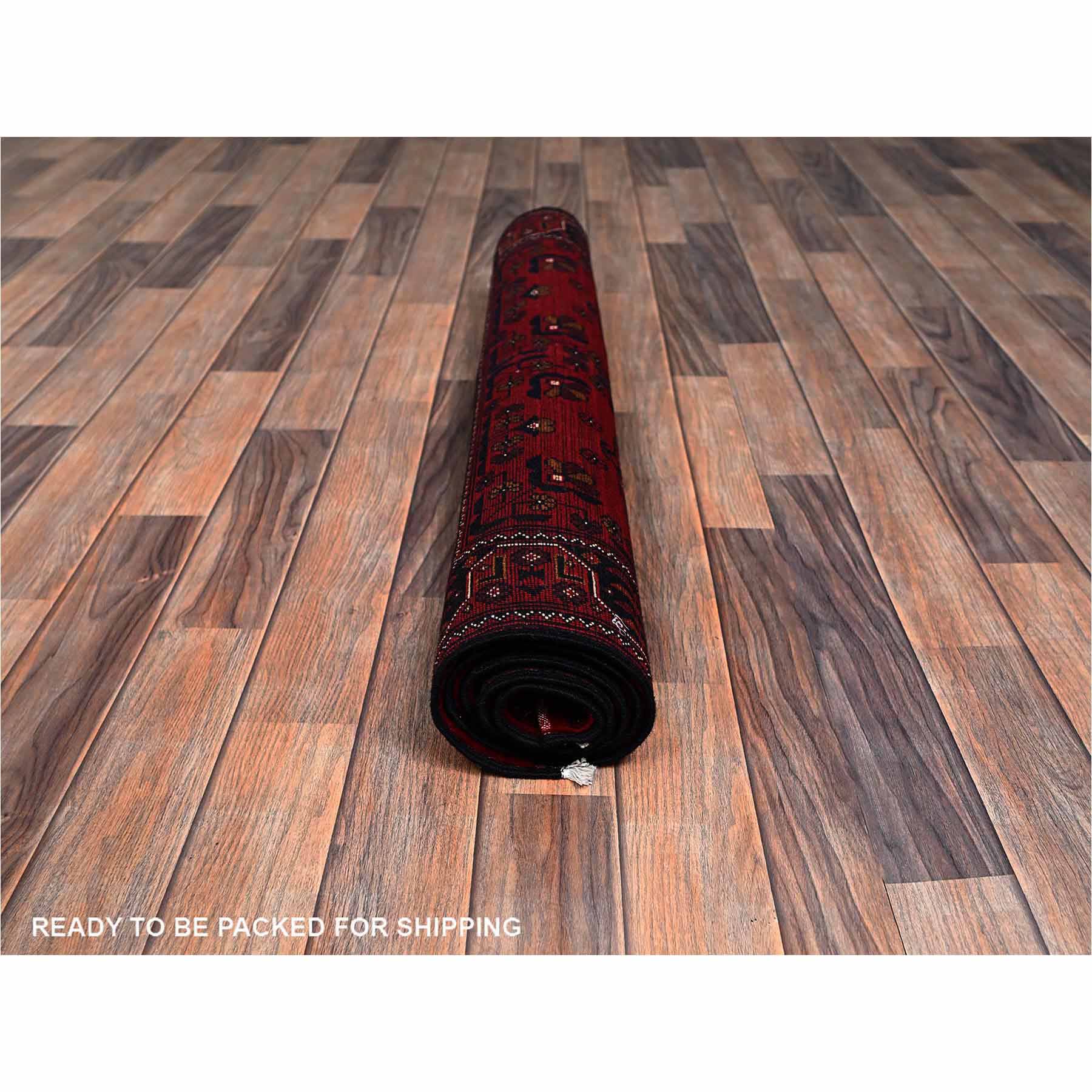 Tribal-Geometric-Hand-Knotted-Rug-12235