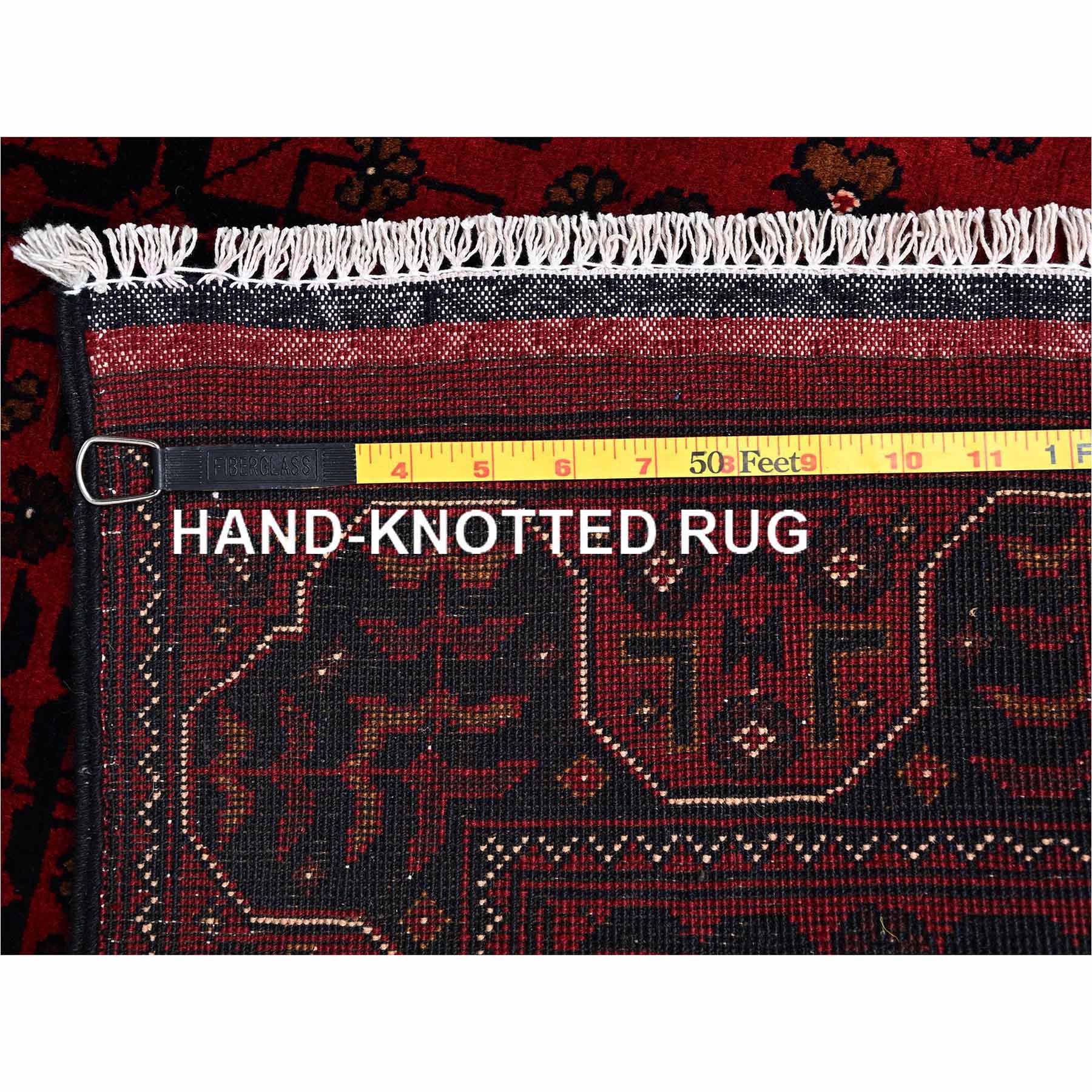 Tribal-Geometric-Hand-Knotted-Rug-12235