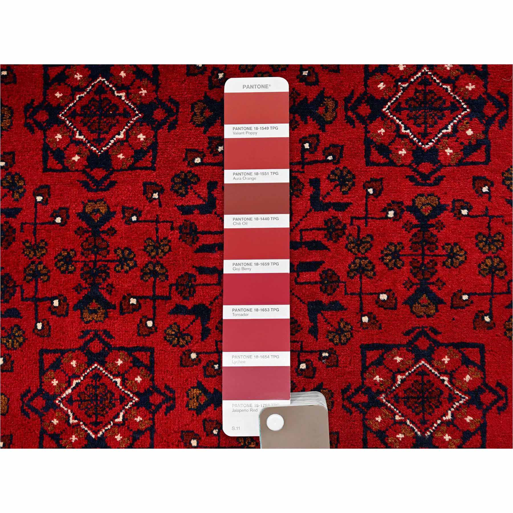 Tribal-Geometric-Hand-Knotted-Rug-12245