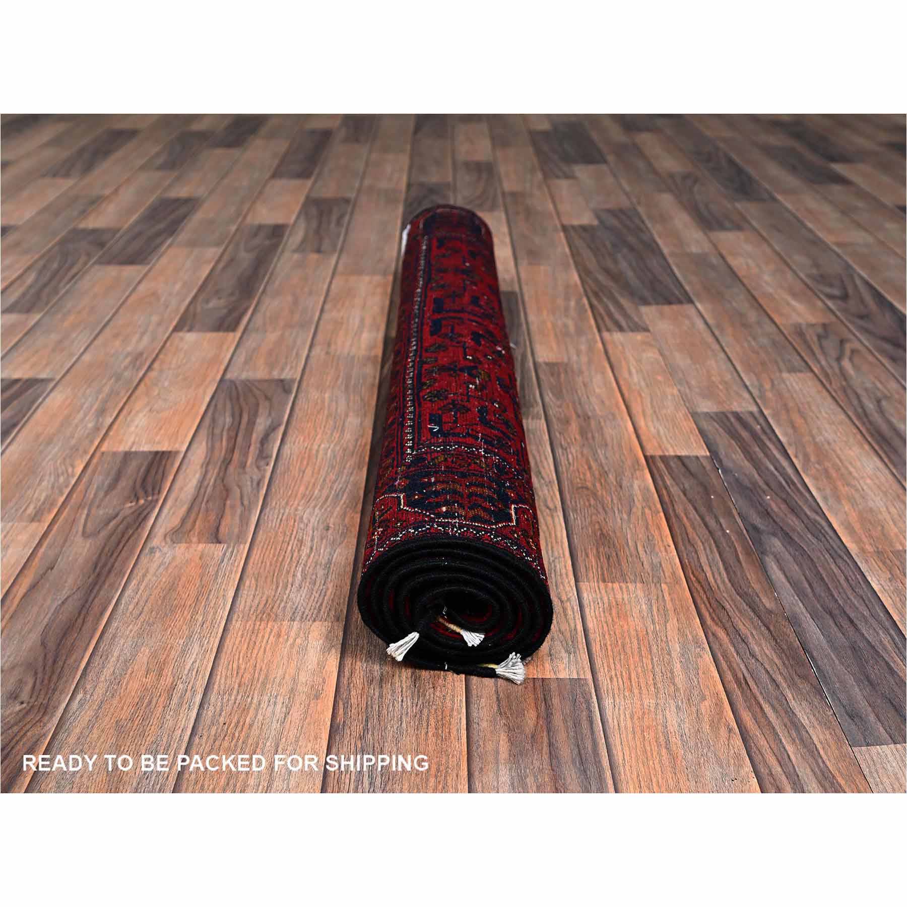 Tribal-Geometric-Hand-Knotted-Rug-12245