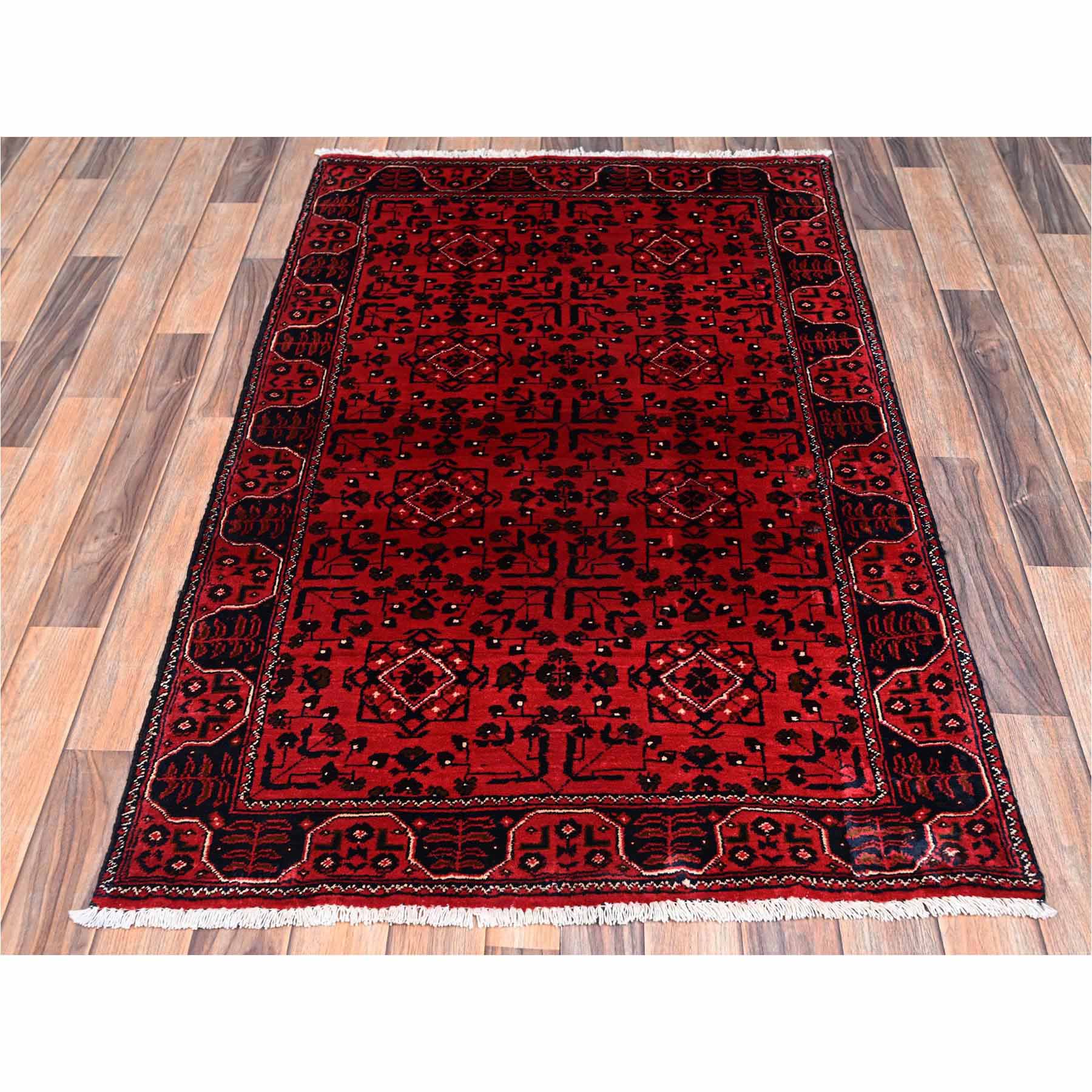 Tribal-Geometric-Hand-Knotted-Rug-12250