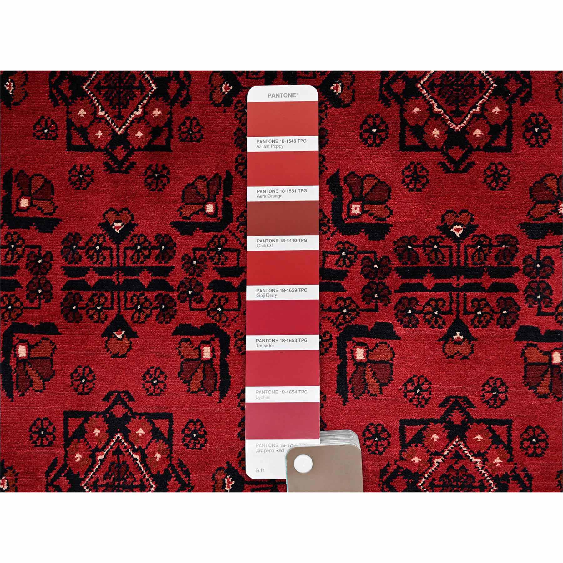 Tribal-Geometric-Hand-Knotted-Rug-12255