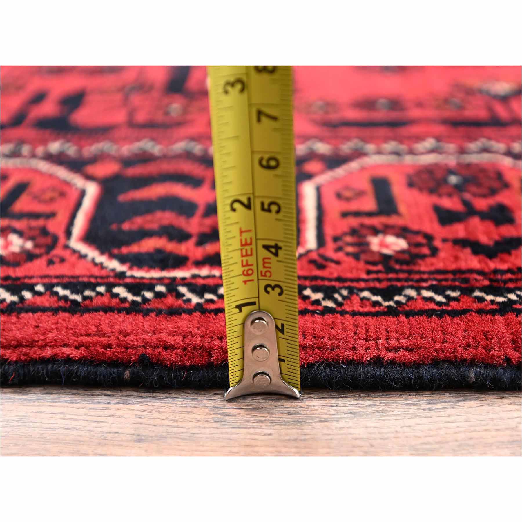 Tribal-Geometric-Hand-Knotted-Rug-12255