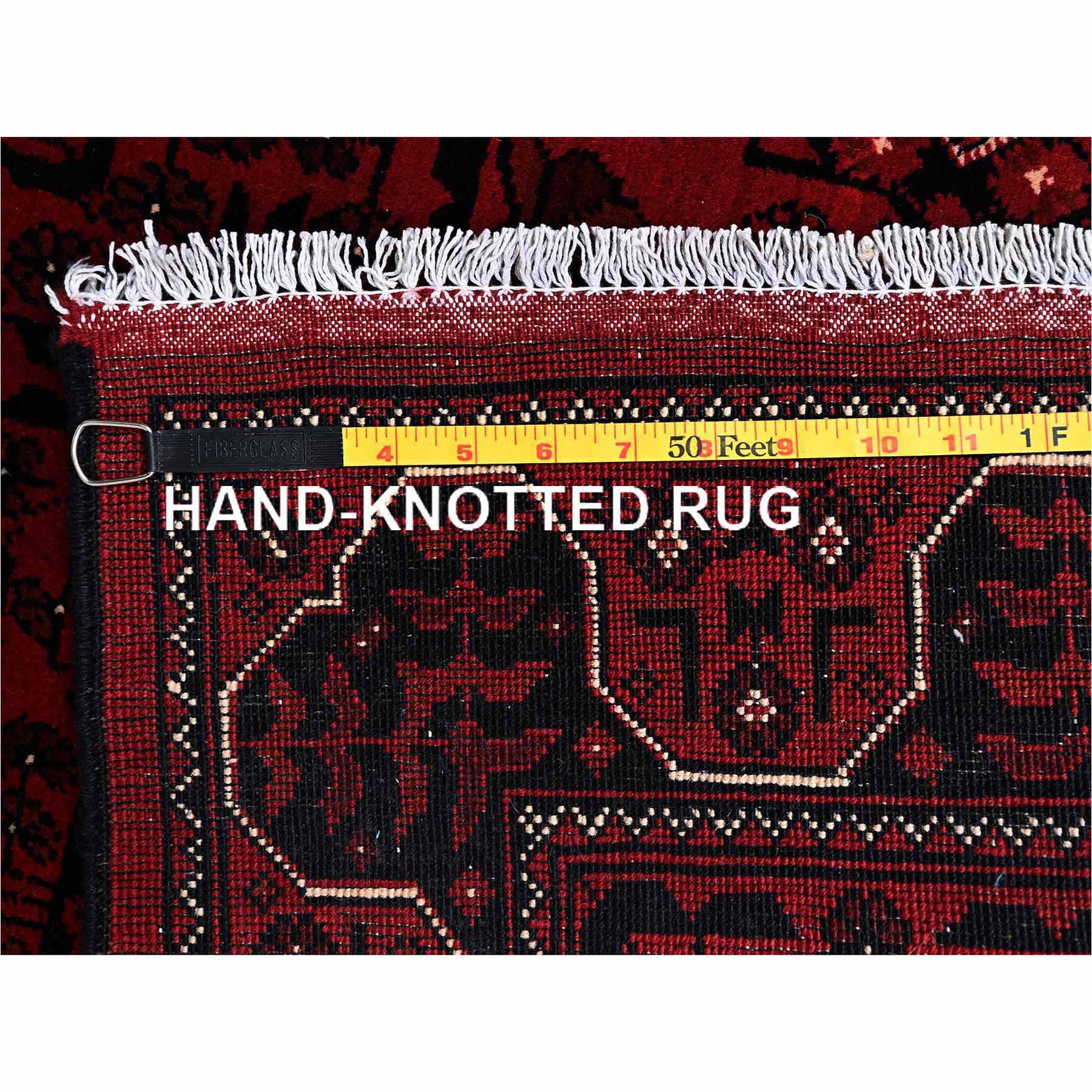 Tribal-Geometric-Hand-Knotted-Rug-12255