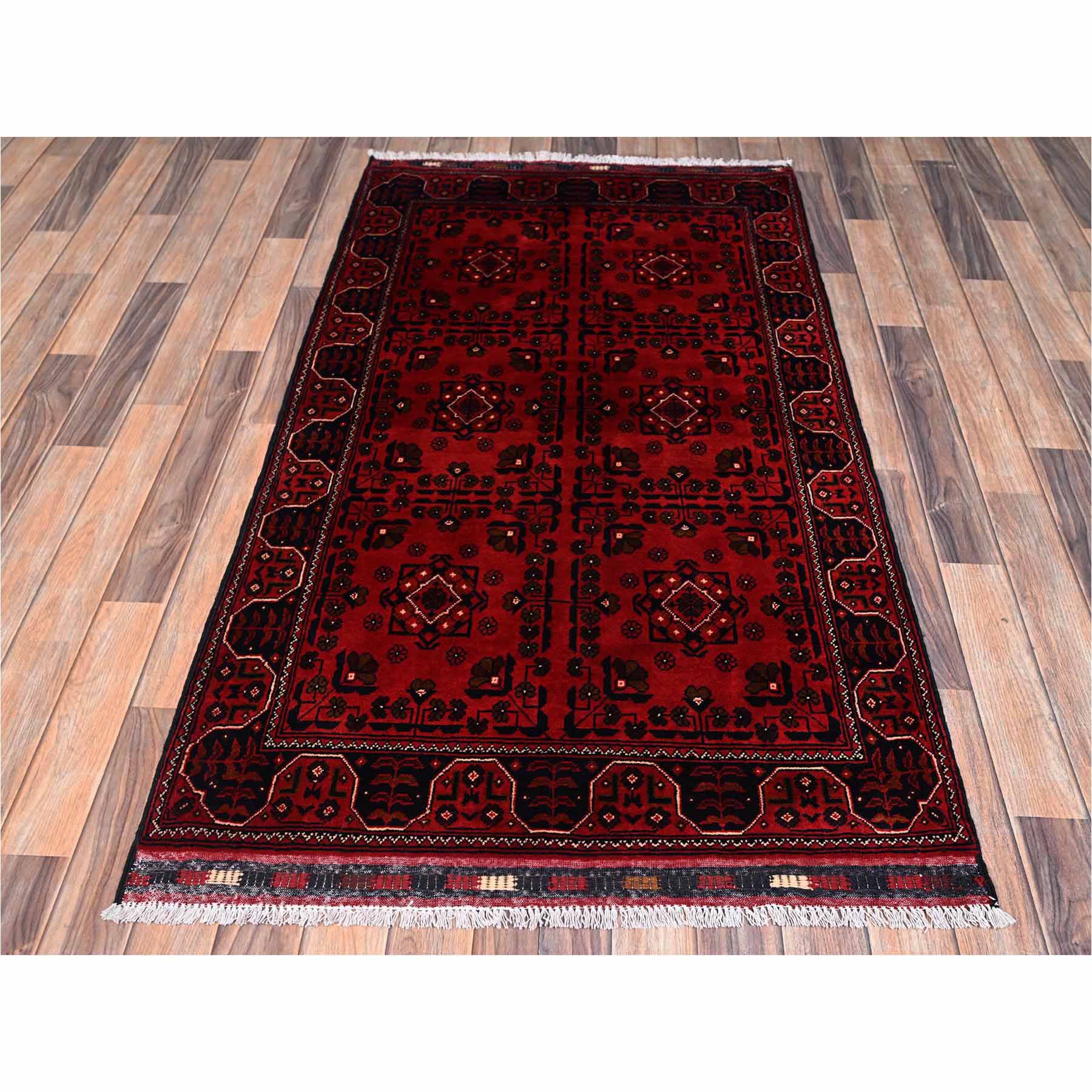 Tribal-Geometric-Hand-Knotted-Rug-12260