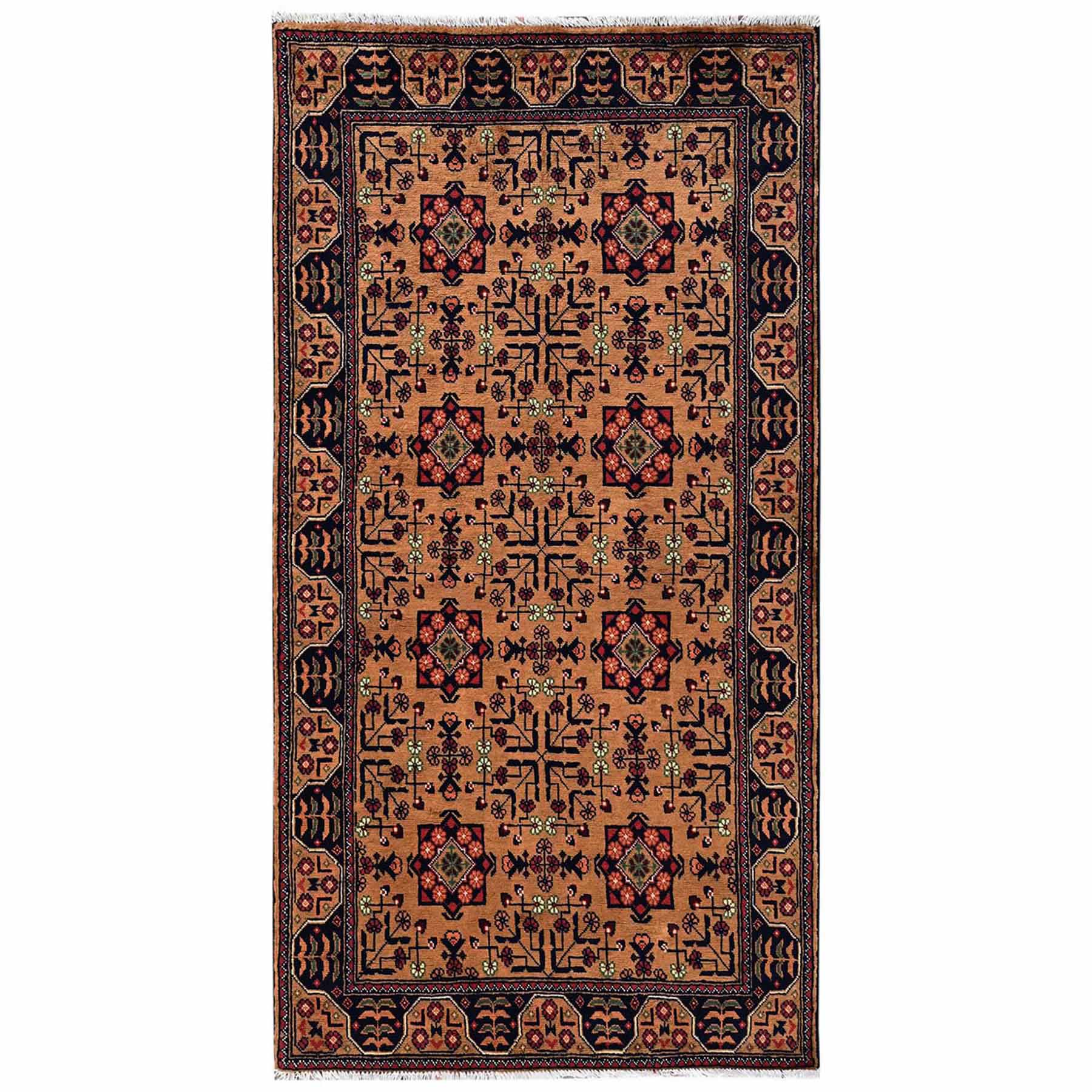 Tribal-Geometric-Hand-Knotted-Rug-12265