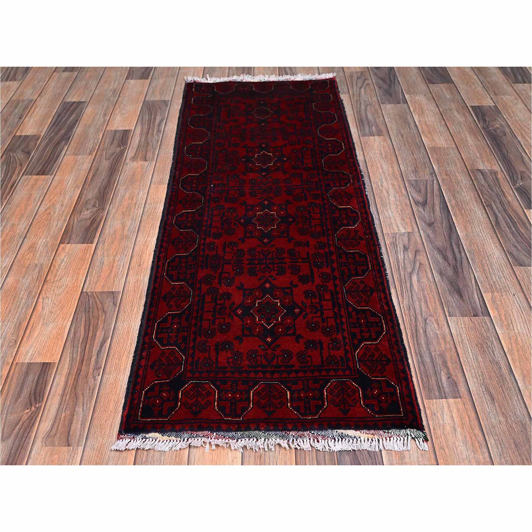 Tribal-Geometric-Hand-Knotted-Rug-12280