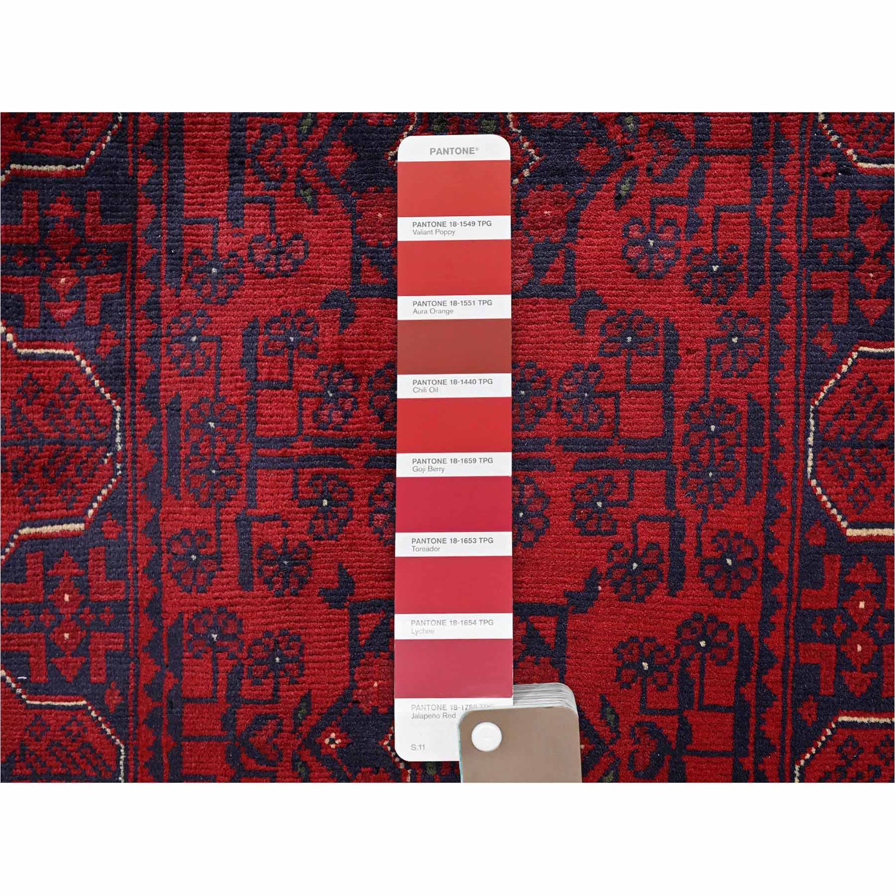 Tribal-Geometric-Hand-Knotted-Rug-12280