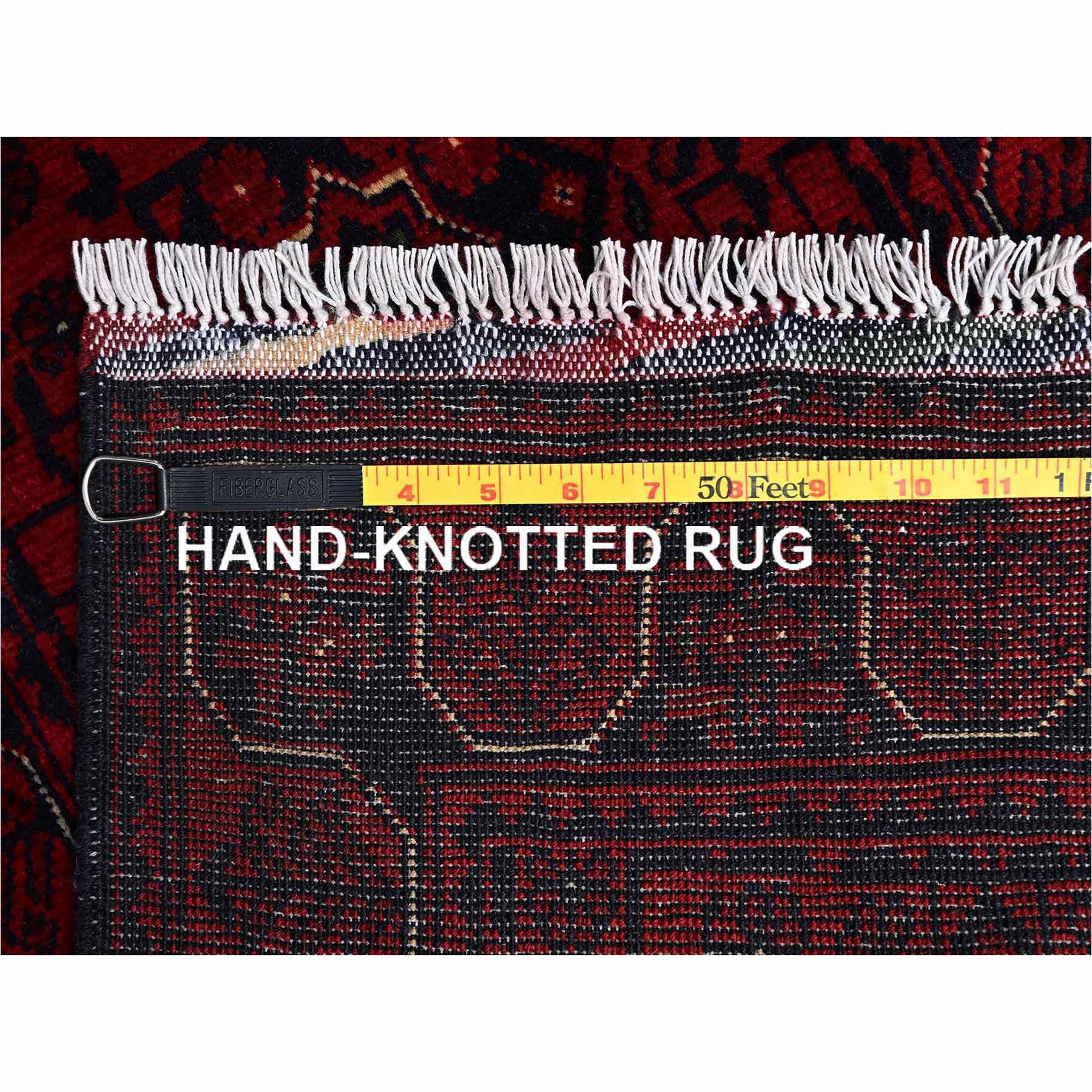 Tribal-Geometric-Hand-Knotted-Rug-12280