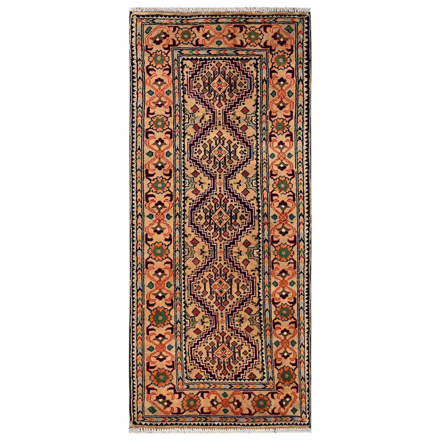 Tribal-Geometric-Hand-Knotted-Rug-12300