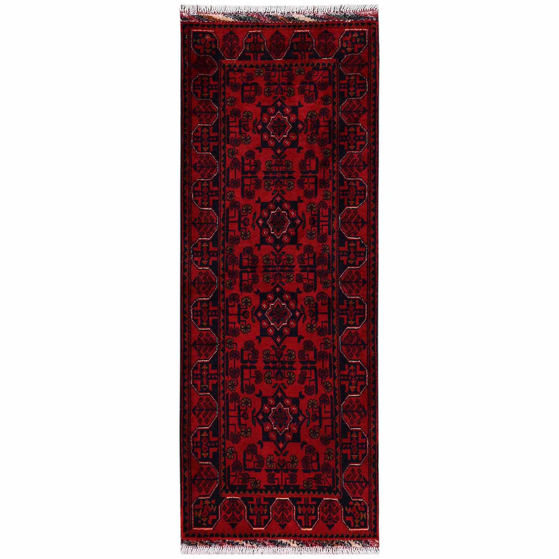 Tribal-Geometric-Hand-Knotted-Rug-12325