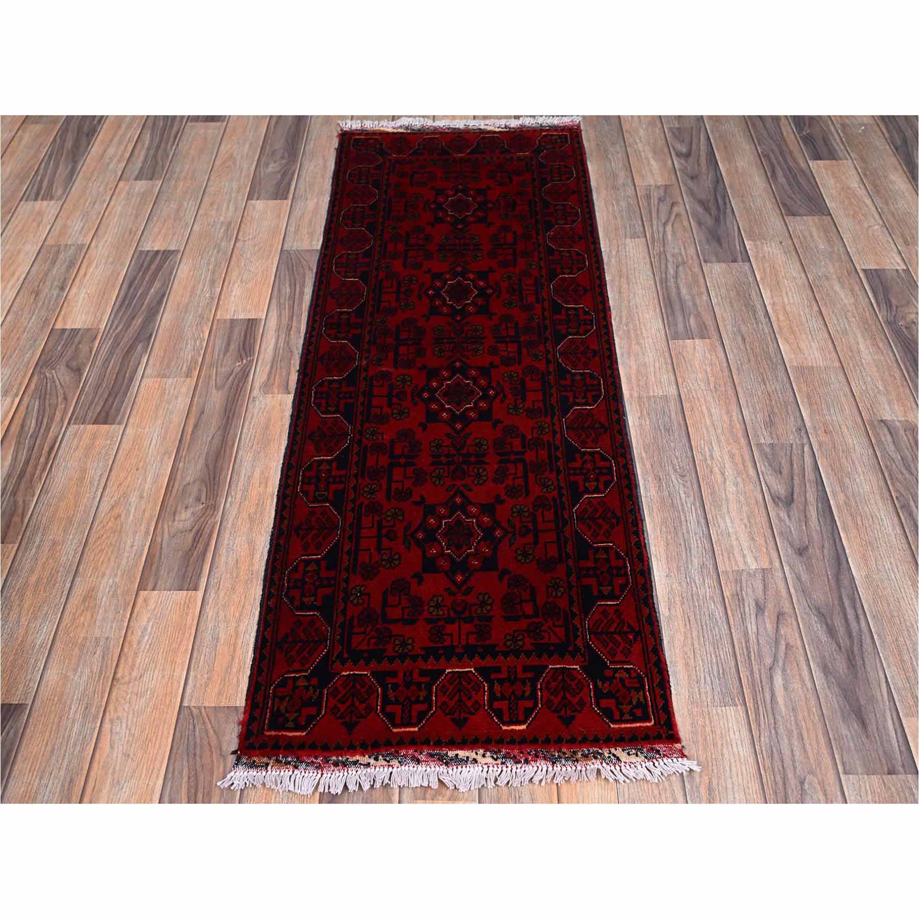 Tribal-Geometric-Hand-Knotted-Rug-12325