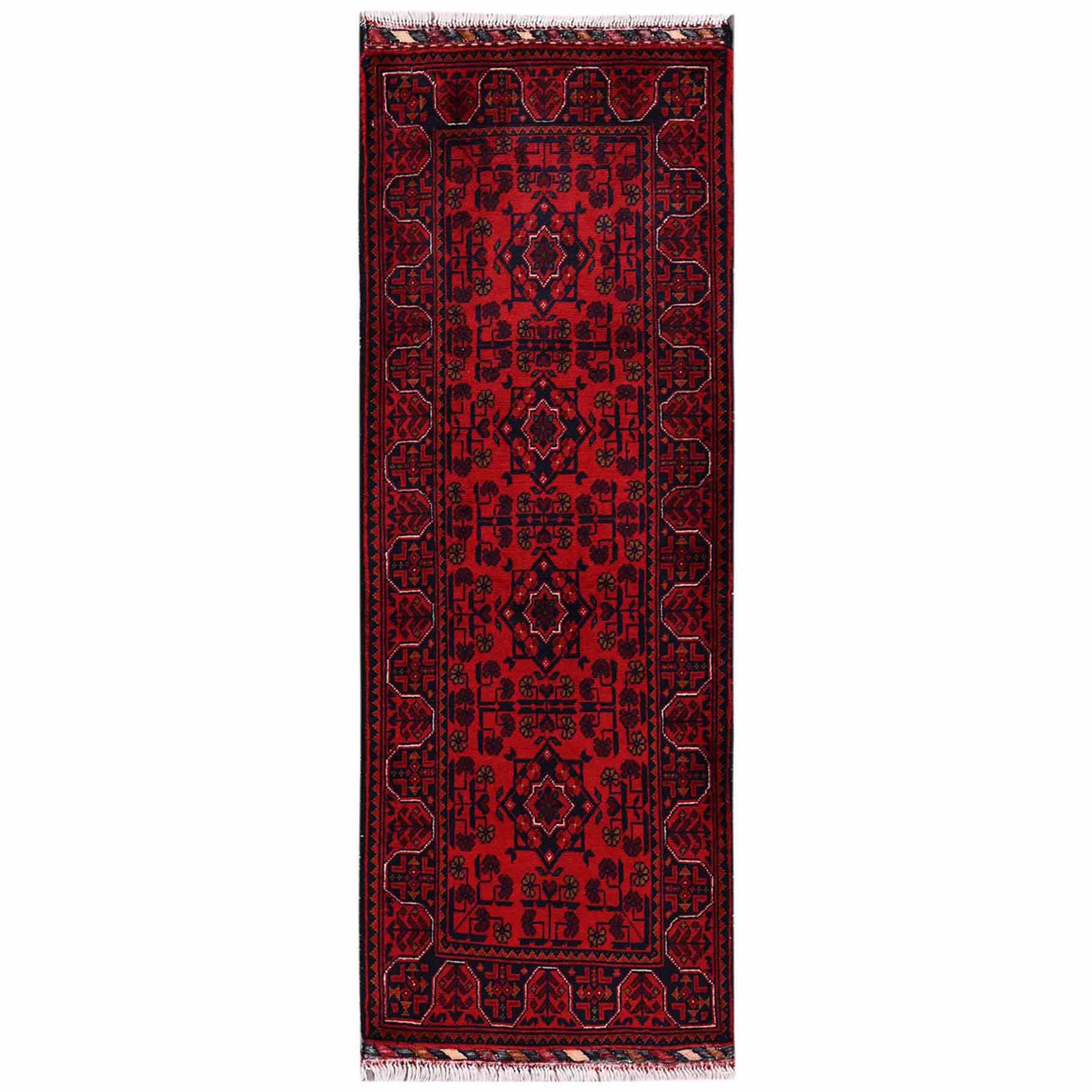 Tribal-Geometric-Hand-Knotted-Rug-12330