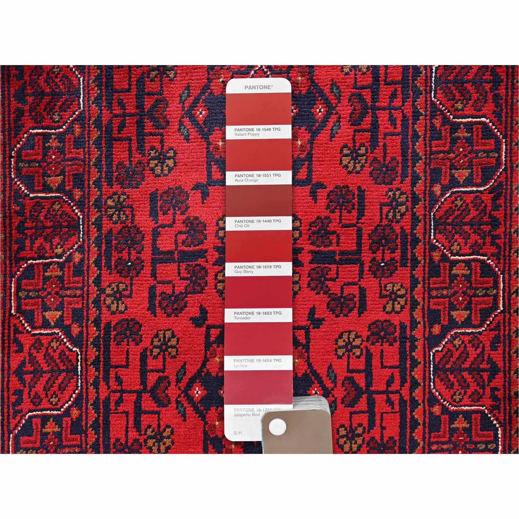Tribal-Geometric-Hand-Knotted-Rug-12330
