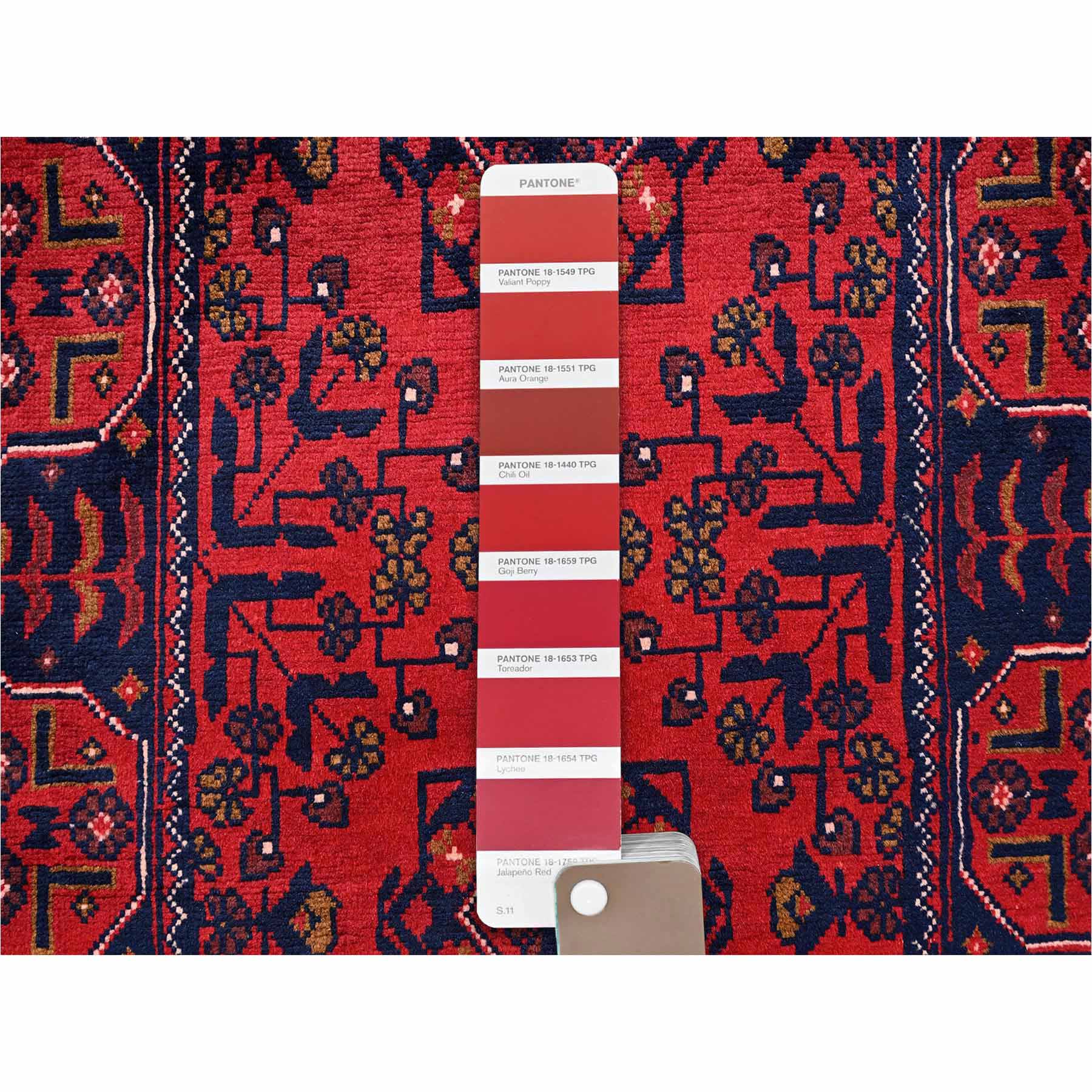 Tribal-Geometric-Hand-Knotted-Rug-12335