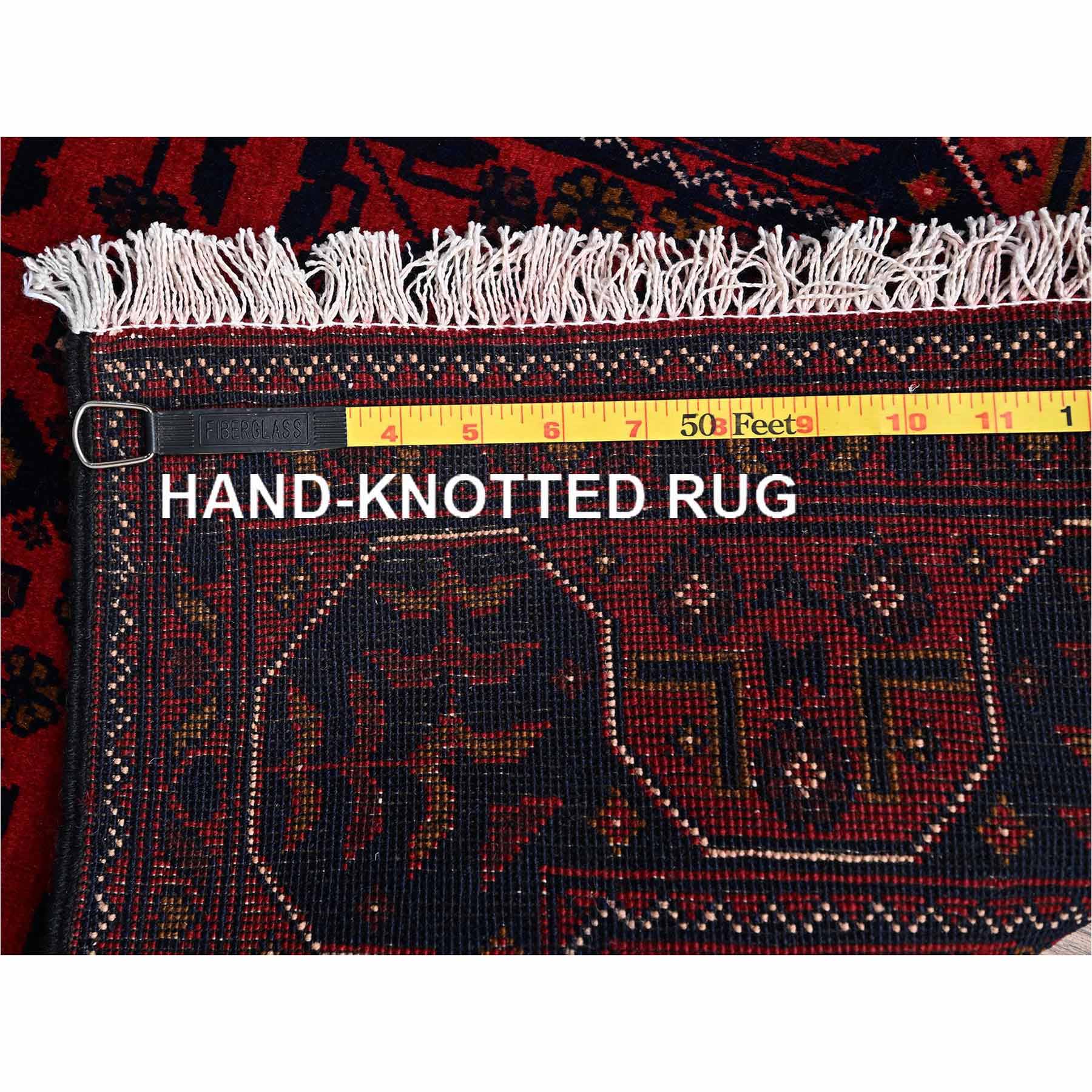 Tribal-Geometric-Hand-Knotted-Rug-12335