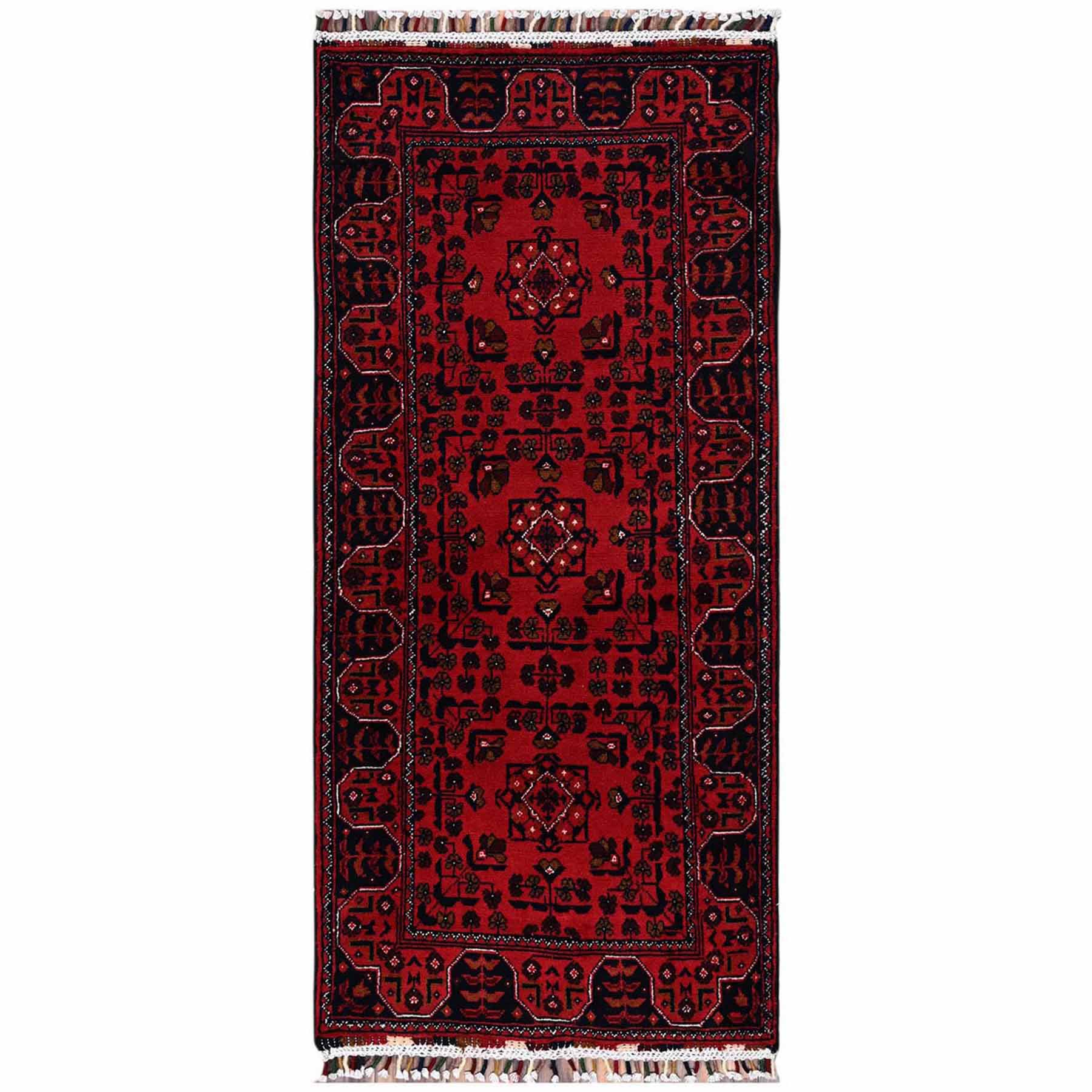 Tribal-Geometric-Hand-Knotted-Rug-12345