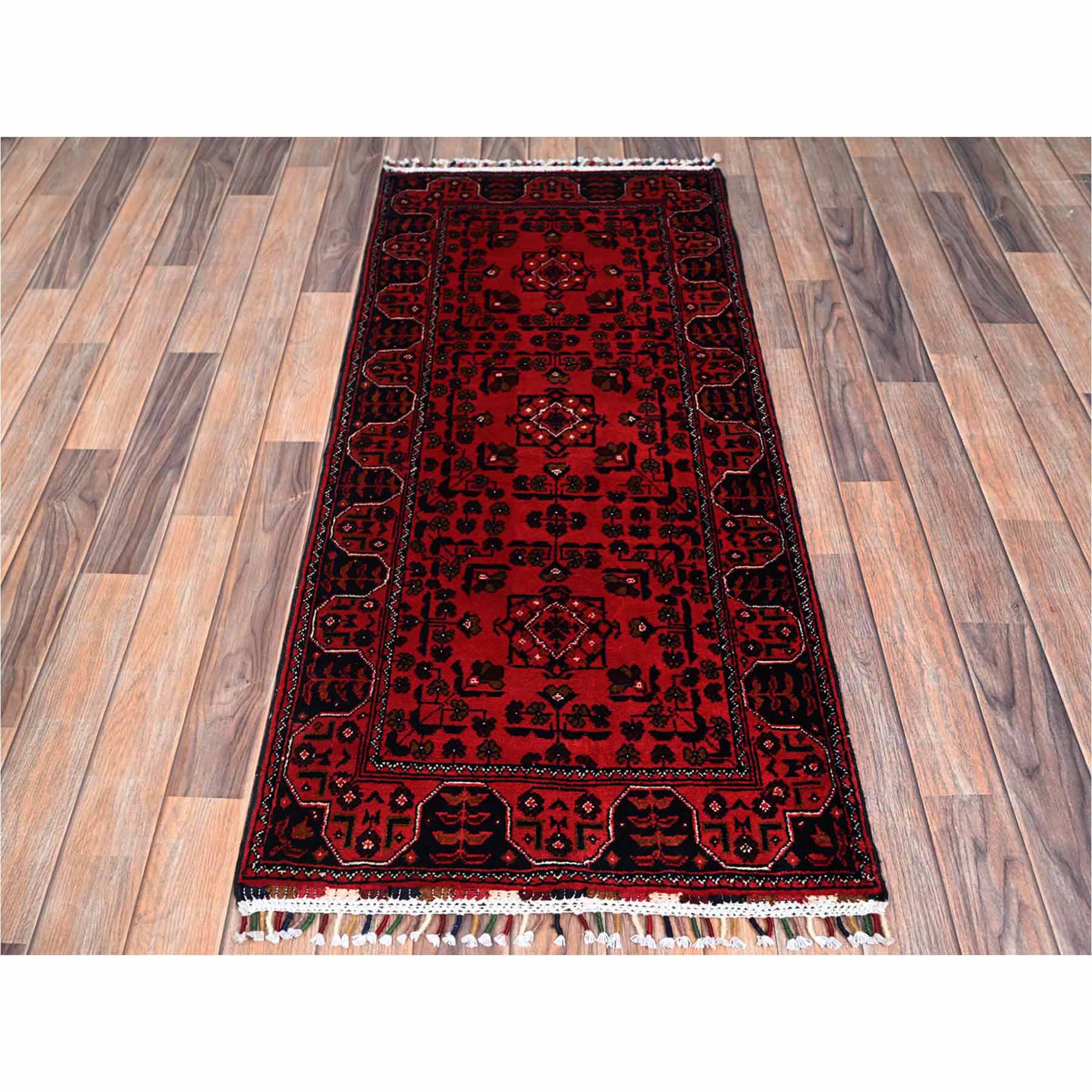 Tribal-Geometric-Hand-Knotted-Rug-12345