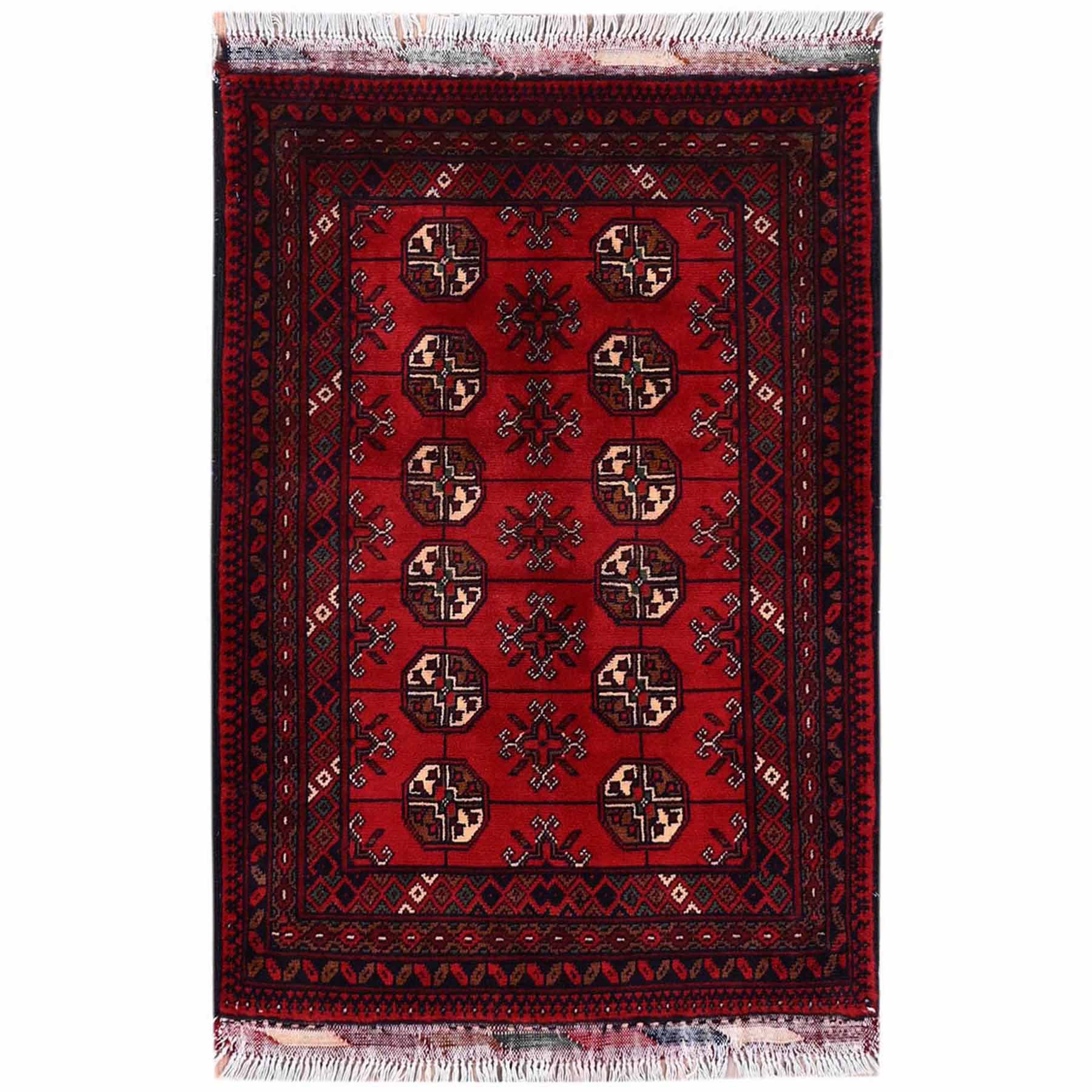 Tribal-Geometric-Hand-Knotted-Rug-12350