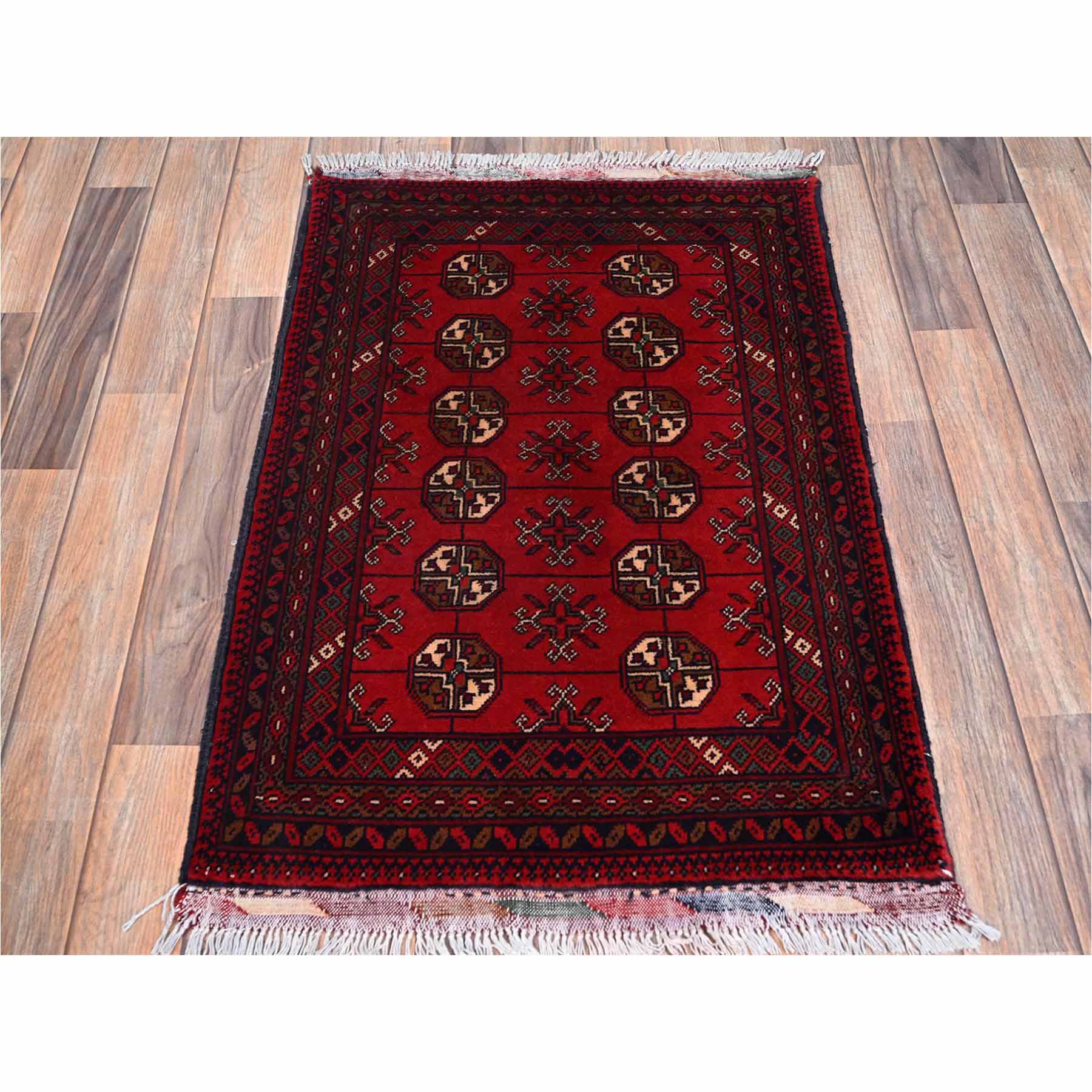 Tribal-Geometric-Hand-Knotted-Rug-12350