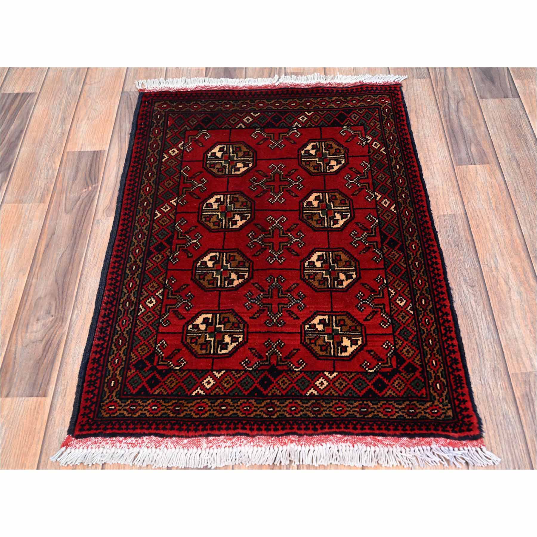 Tribal-Geometric-Hand-Knotted-Rug-12355