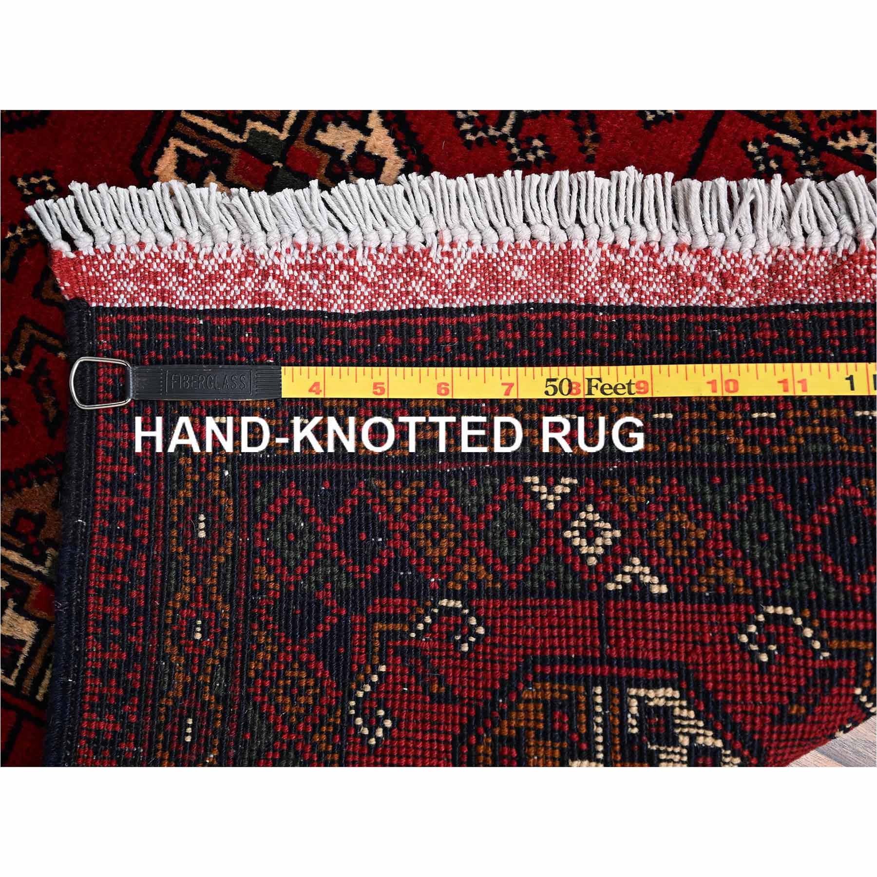 Tribal-Geometric-Hand-Knotted-Rug-12355