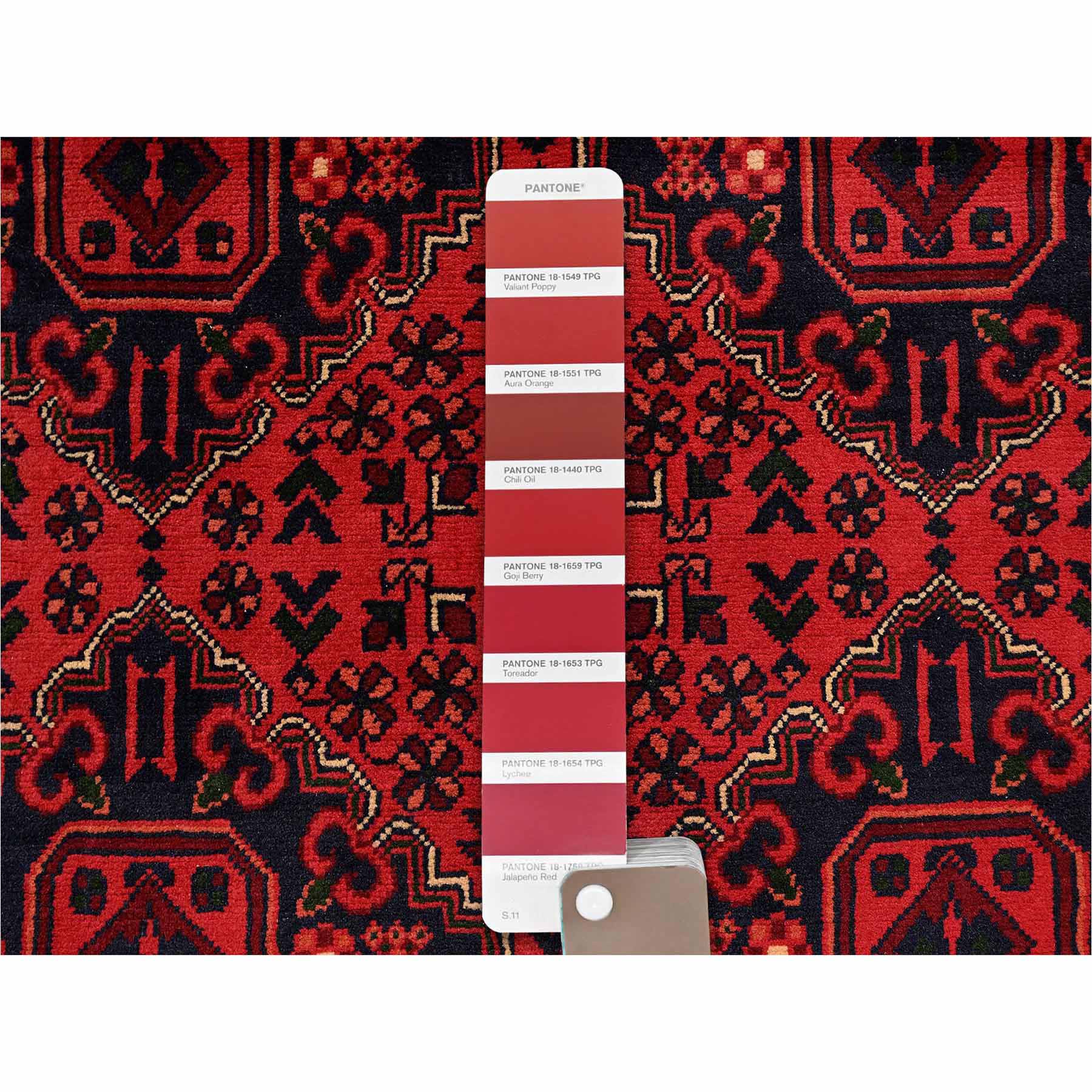 Tribal-Geometric-Hand-Knotted-Rug-12365