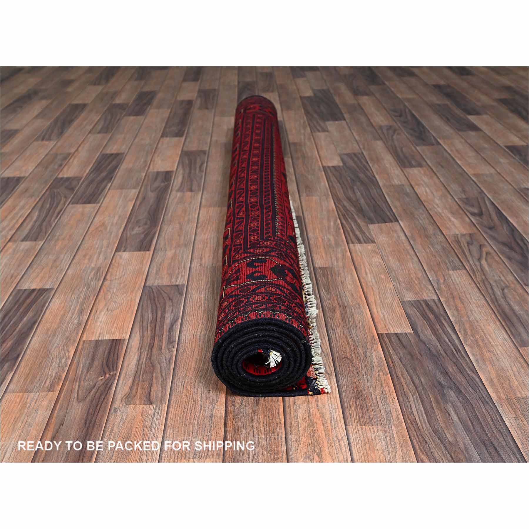 Tribal-Geometric-Hand-Knotted-Rug-12365