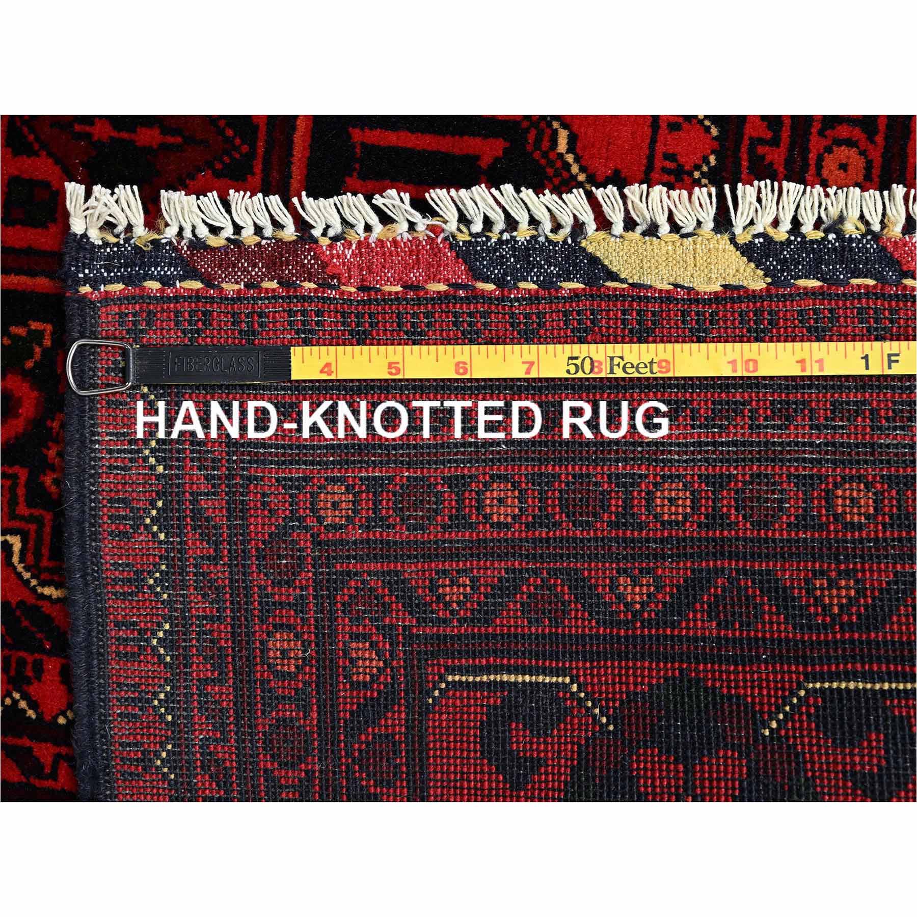 Tribal-Geometric-Hand-Knotted-Rug-12365