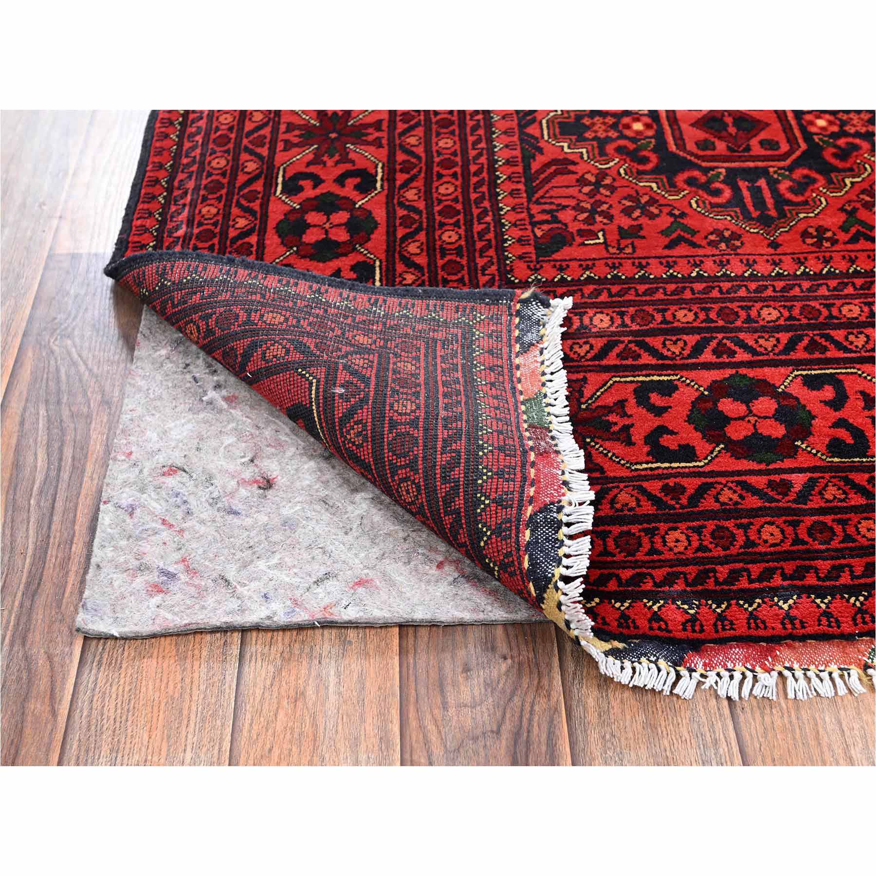 Tribal-Geometric-Hand-Knotted-Rug-12370