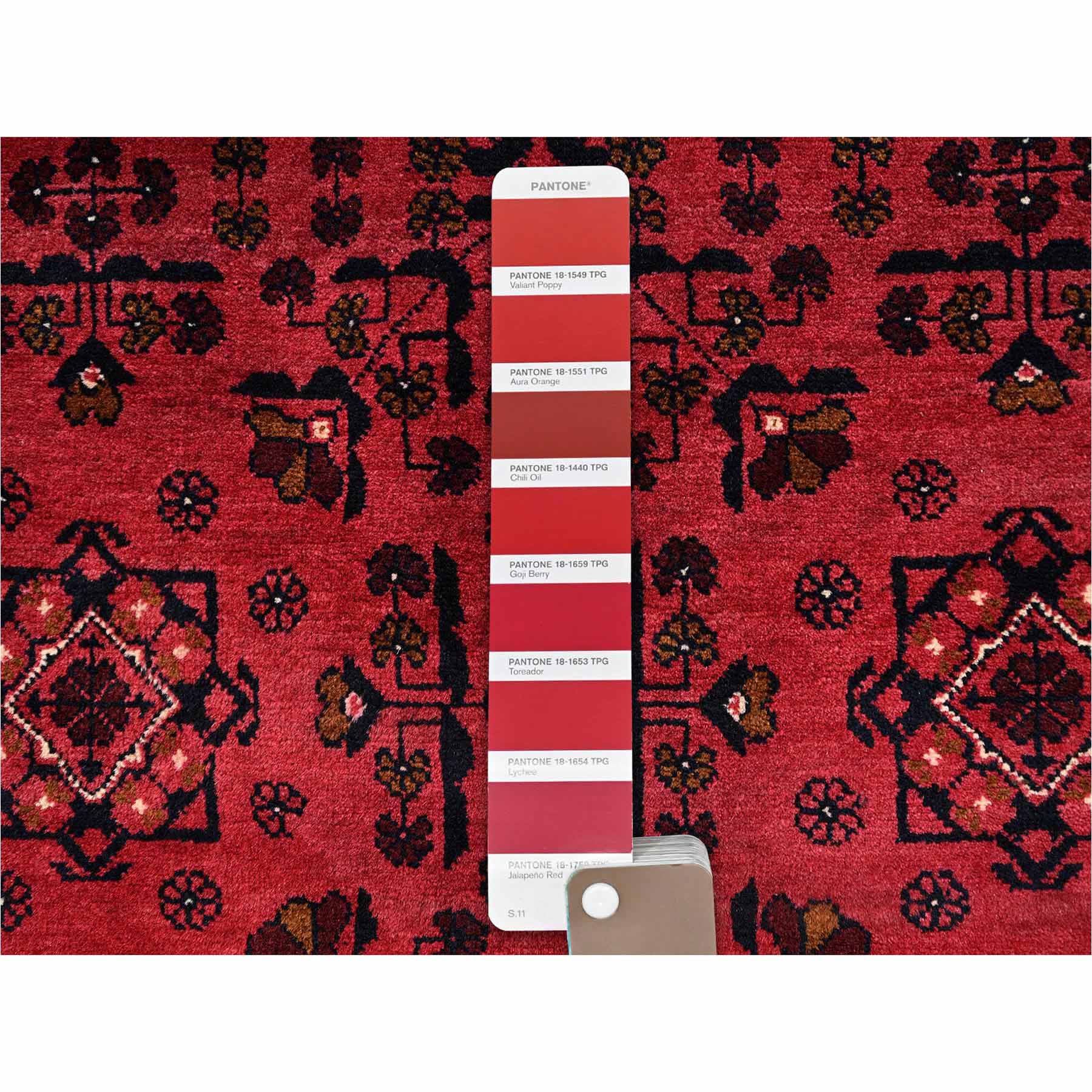 Tribal-Geometric-Hand-Knotted-Rug-12375