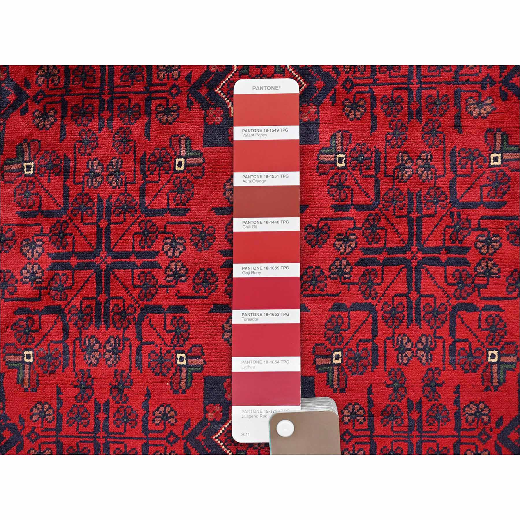 Tribal-Geometric-Hand-Knotted-Rug-12395