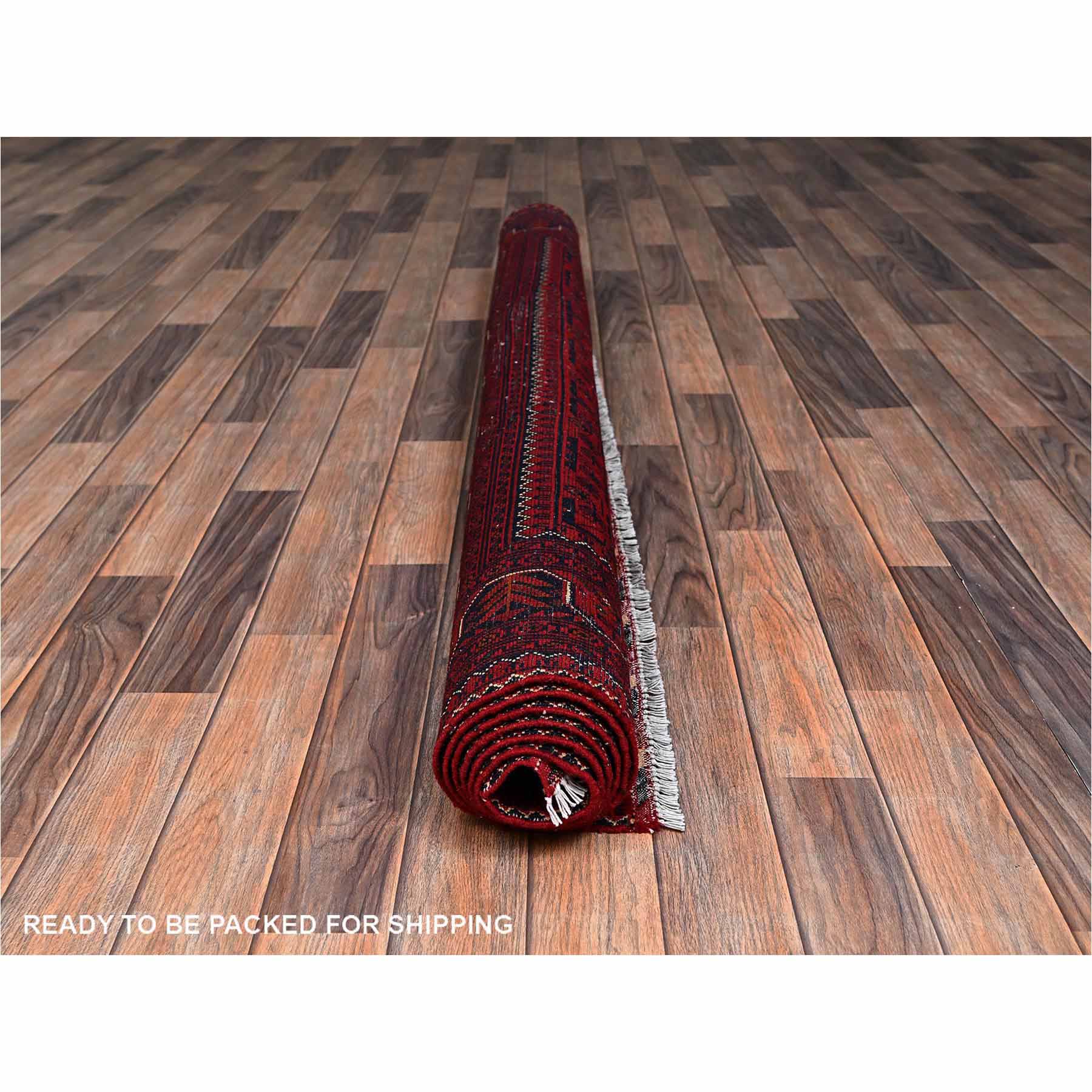 Tribal-Geometric-Hand-Knotted-Rug-12395