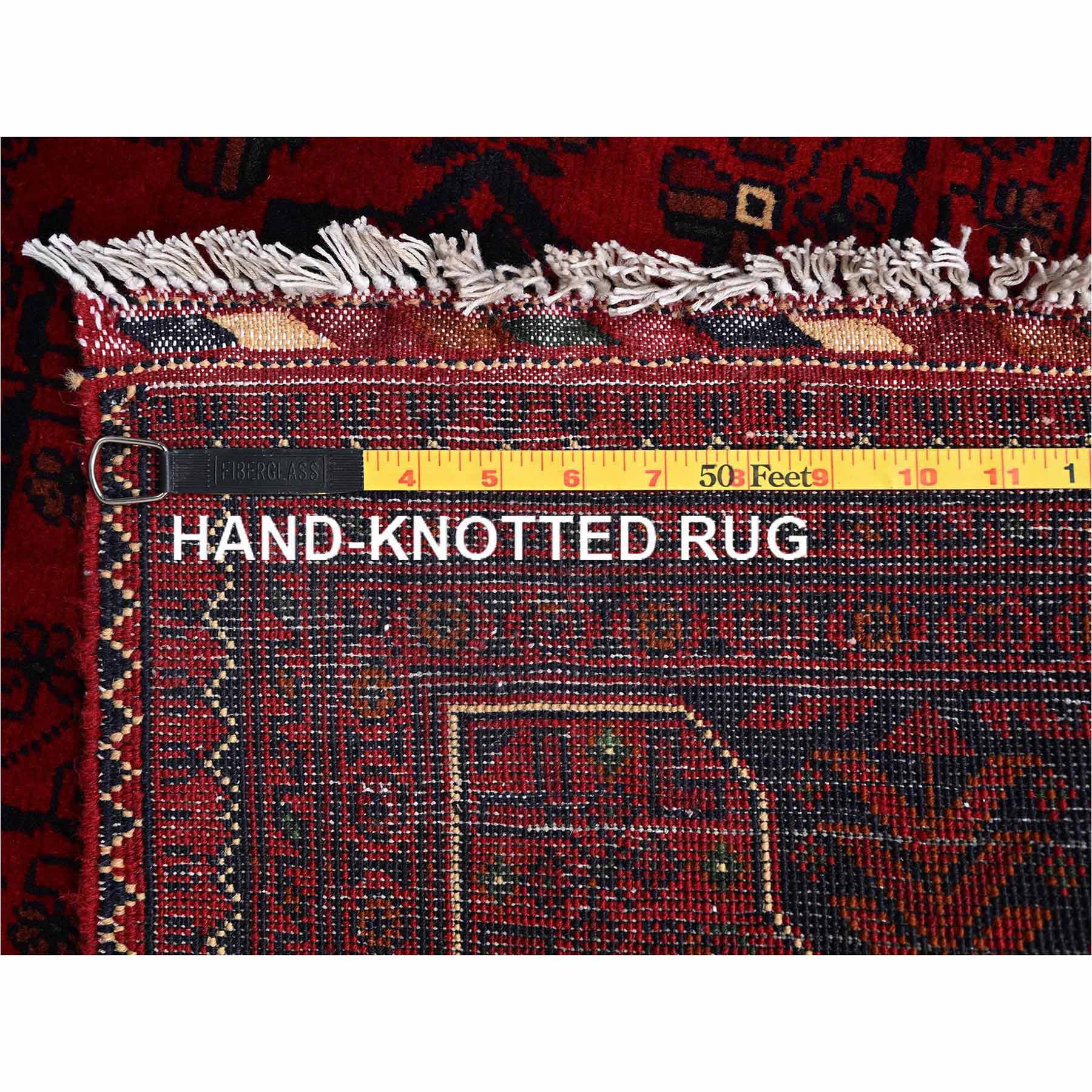 Tribal-Geometric-Hand-Knotted-Rug-12395