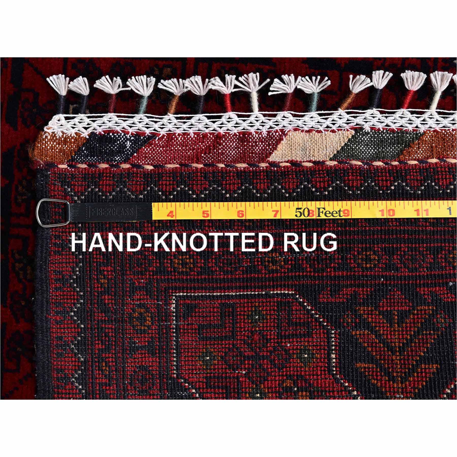 Tribal-Geometric-Hand-Knotted-Rug-12405