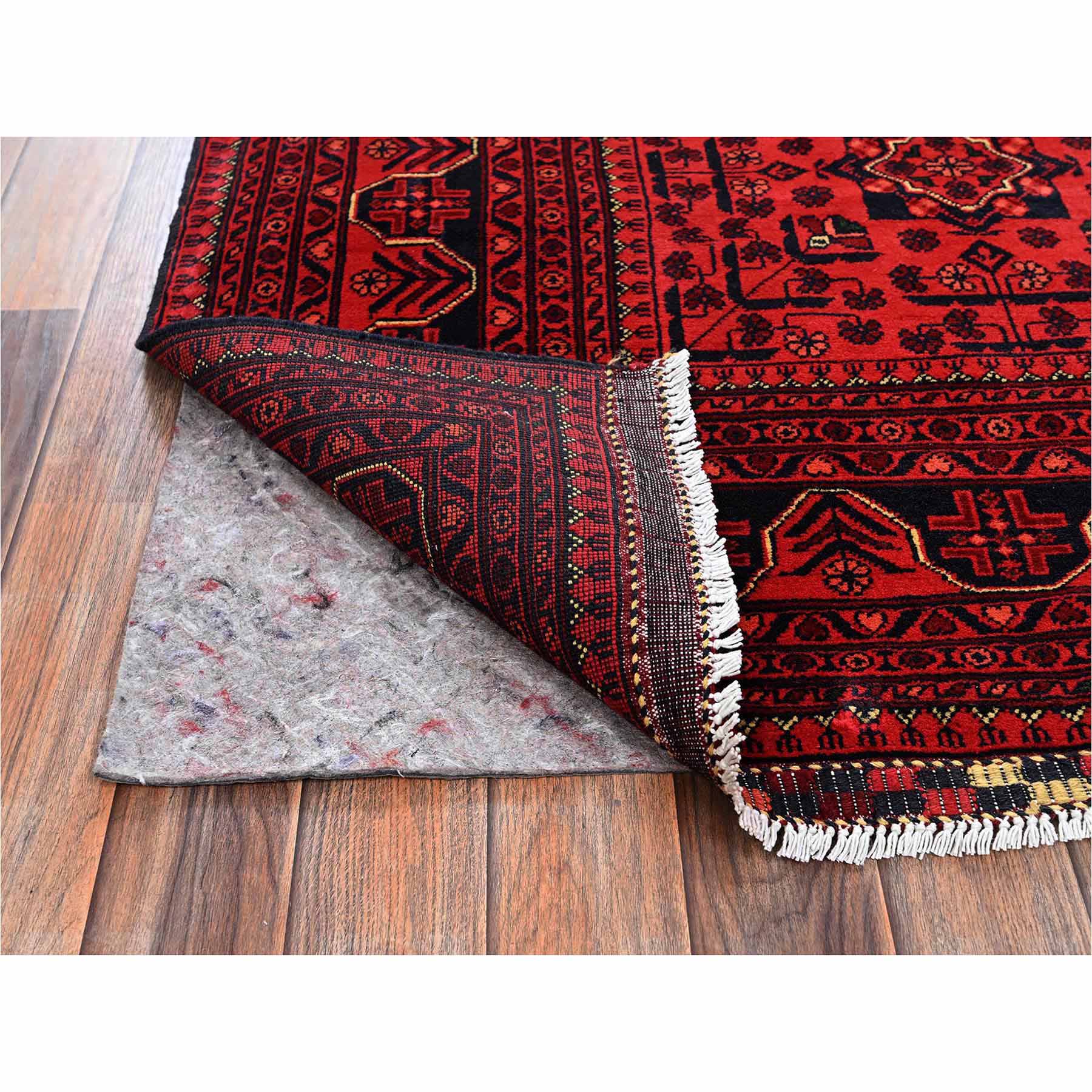 Tribal-Geometric-Hand-Knotted-Rug-12415