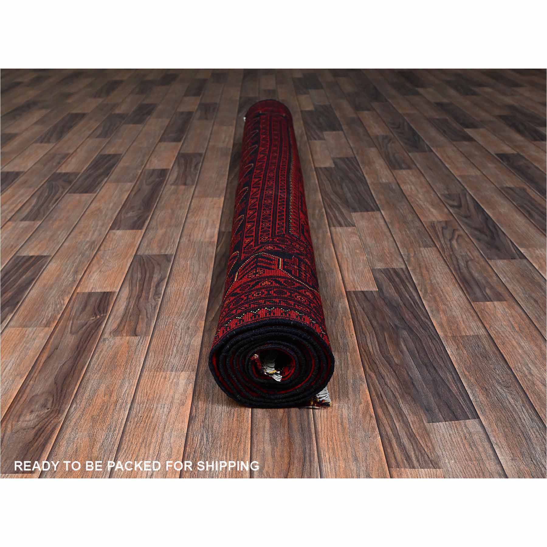 Tribal-Geometric-Hand-Knotted-Rug-12415