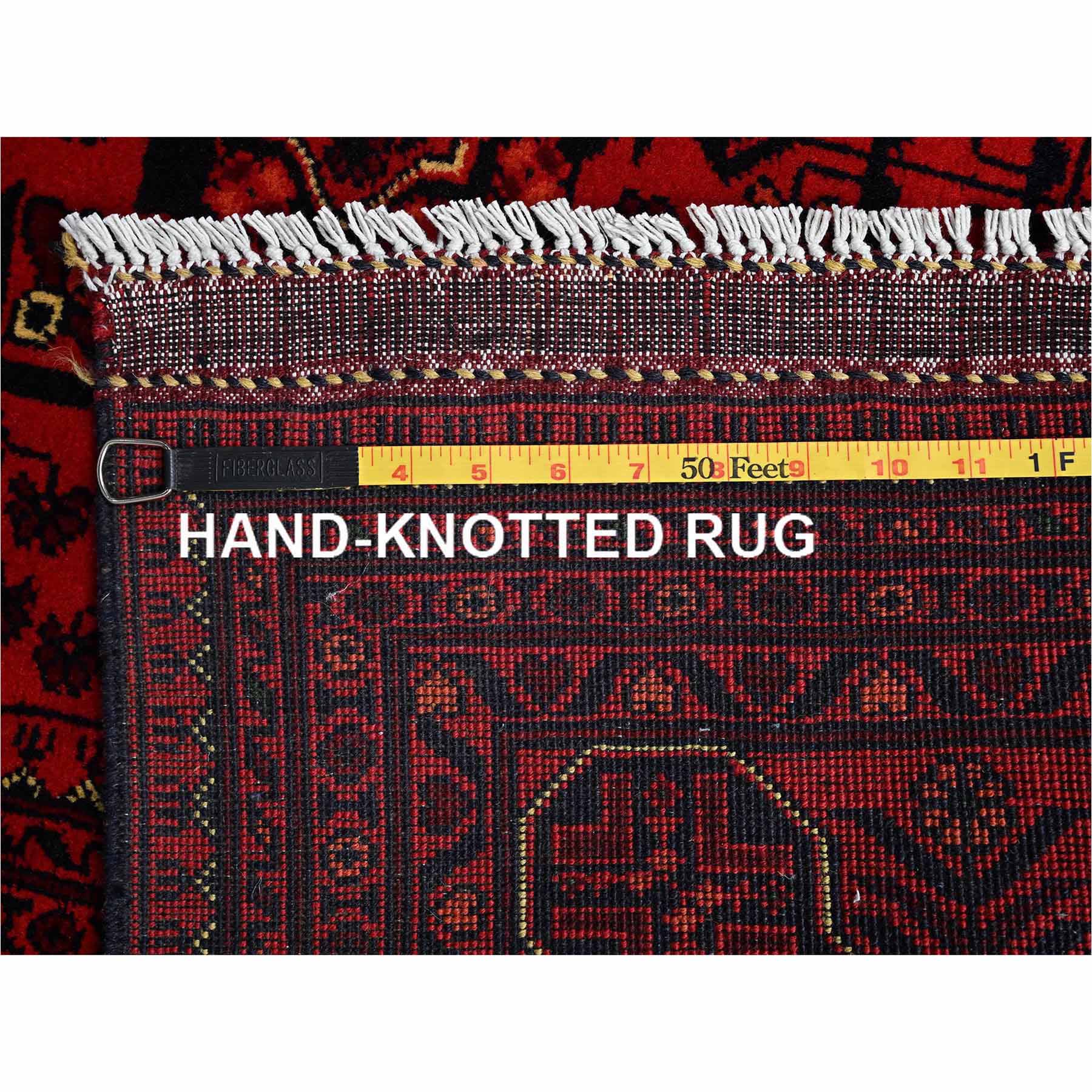Tribal-Geometric-Hand-Knotted-Rug-12415